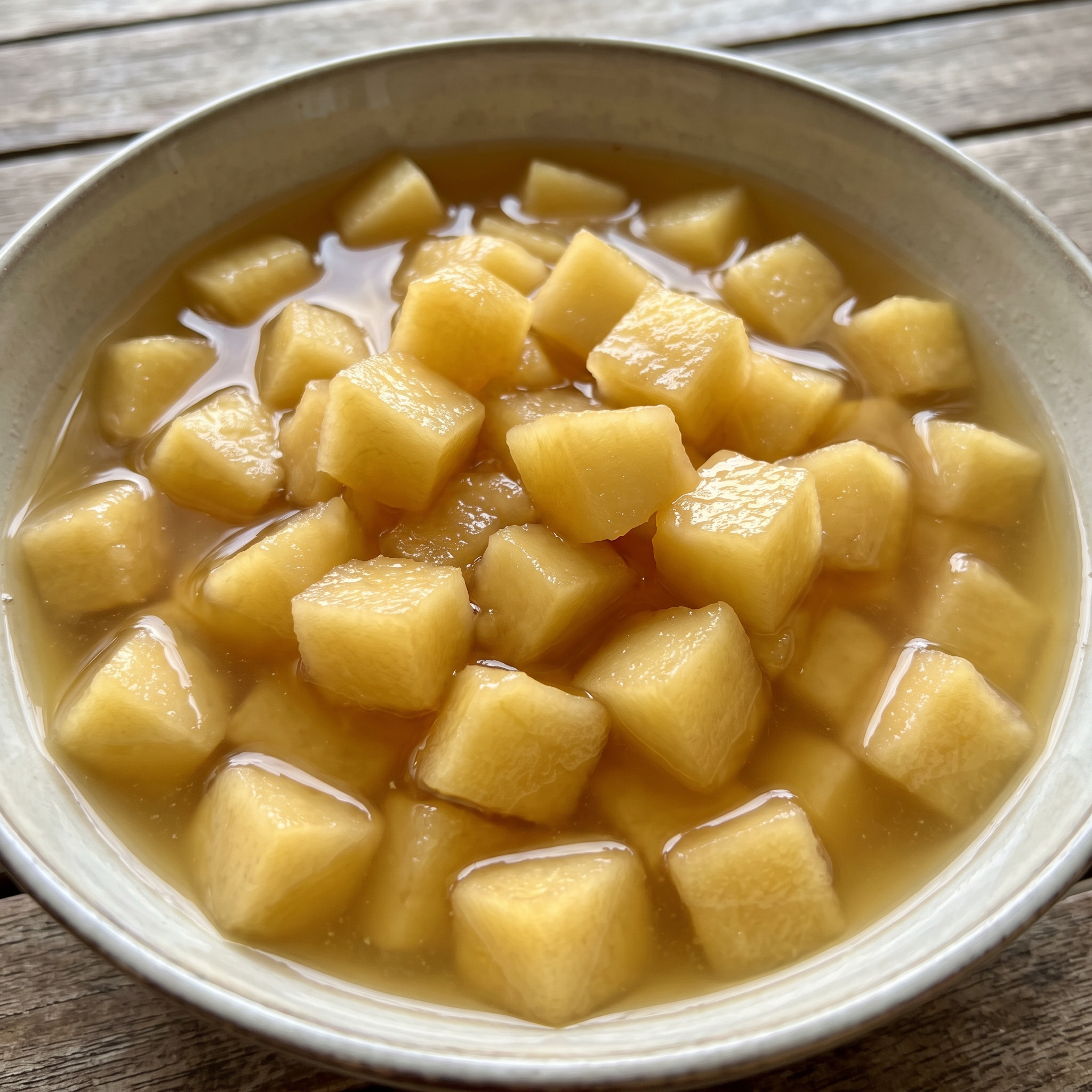 Apfelkompott mit Apfelwein aus Hessen