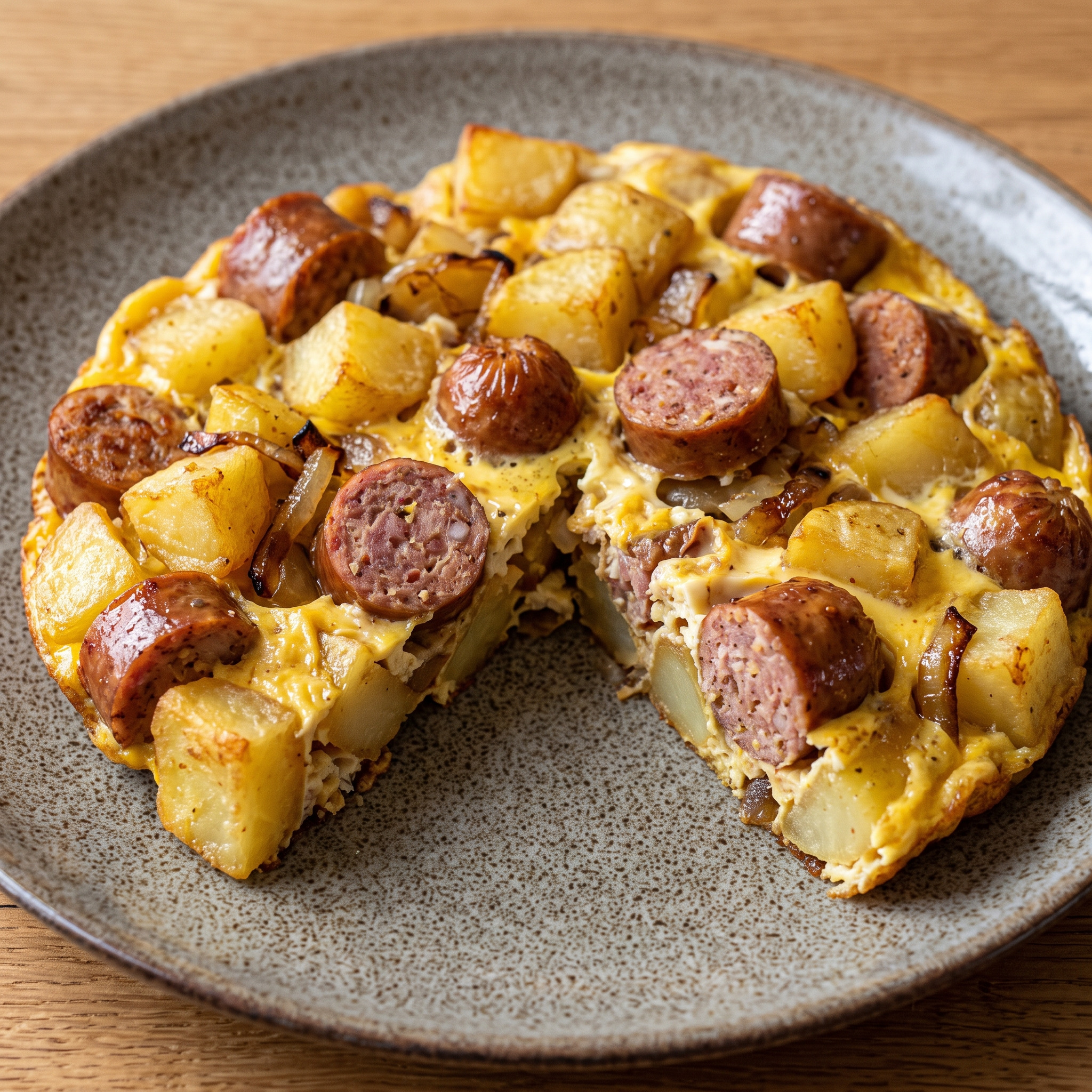Bauernfrühstück mit Jagdwurst