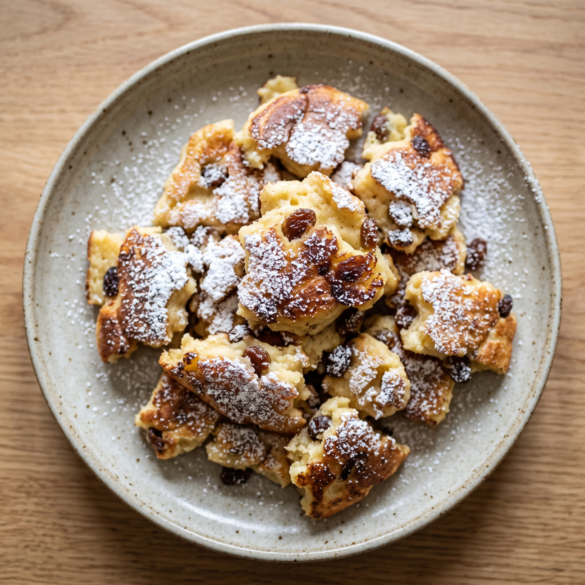 Bayerischer Kaiserschmarrn mit Rosinen
