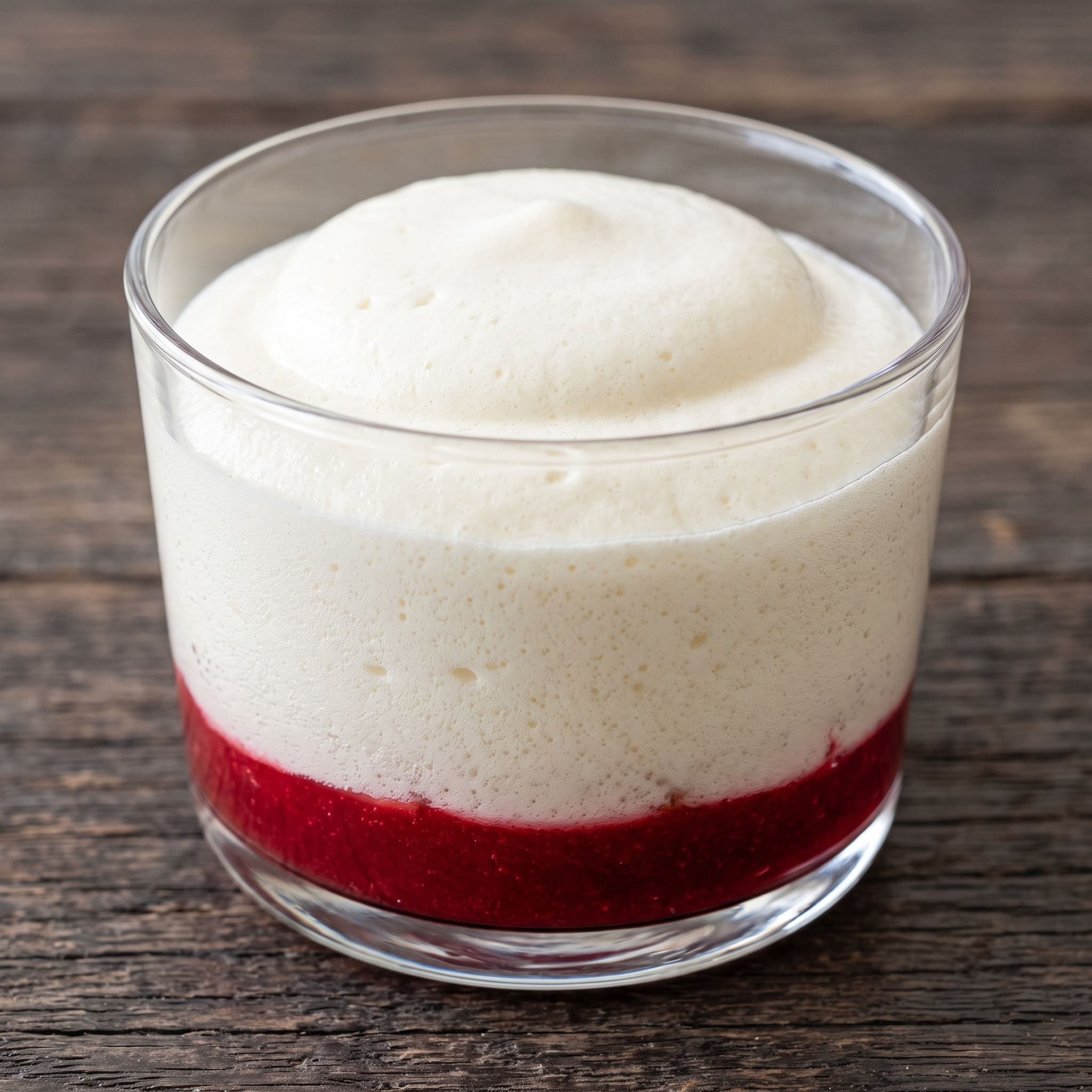 Berliner Luft mit Himbeersauce