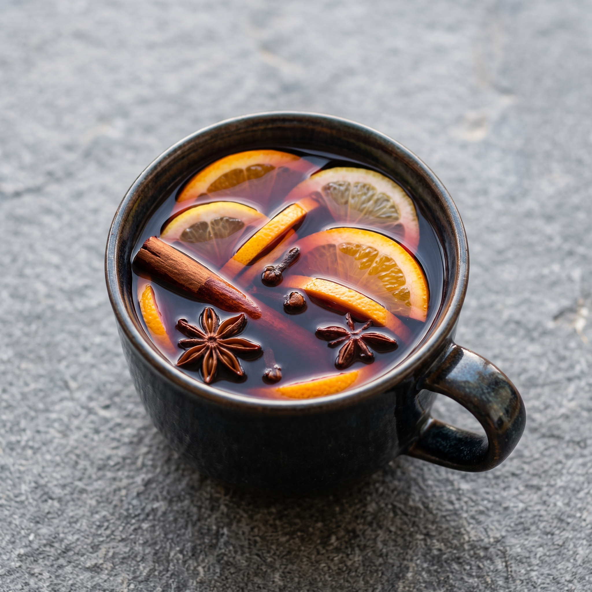 Bremer Feuerzangenbowle mit Orange und Zitrone