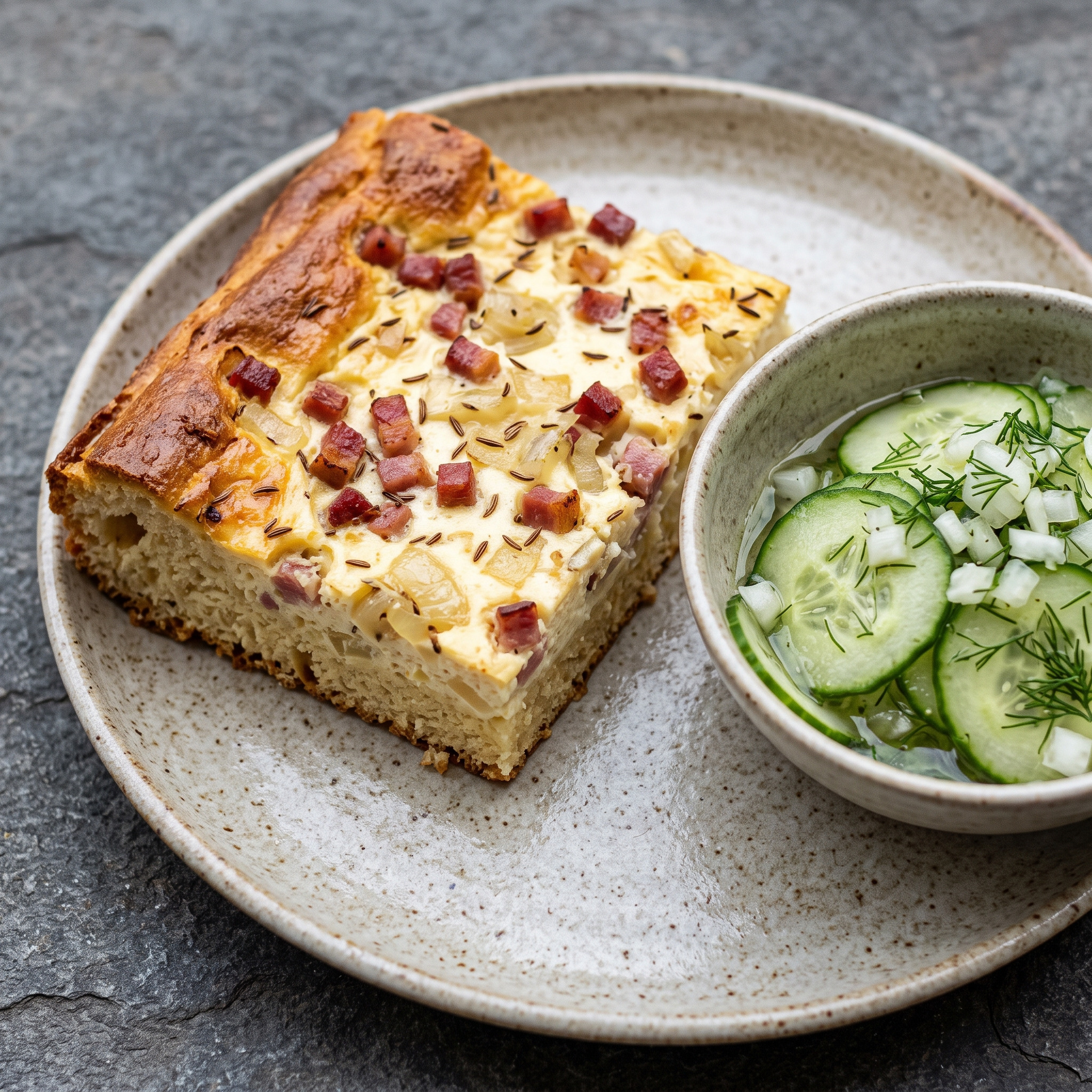 Dessauer Speckkuchen