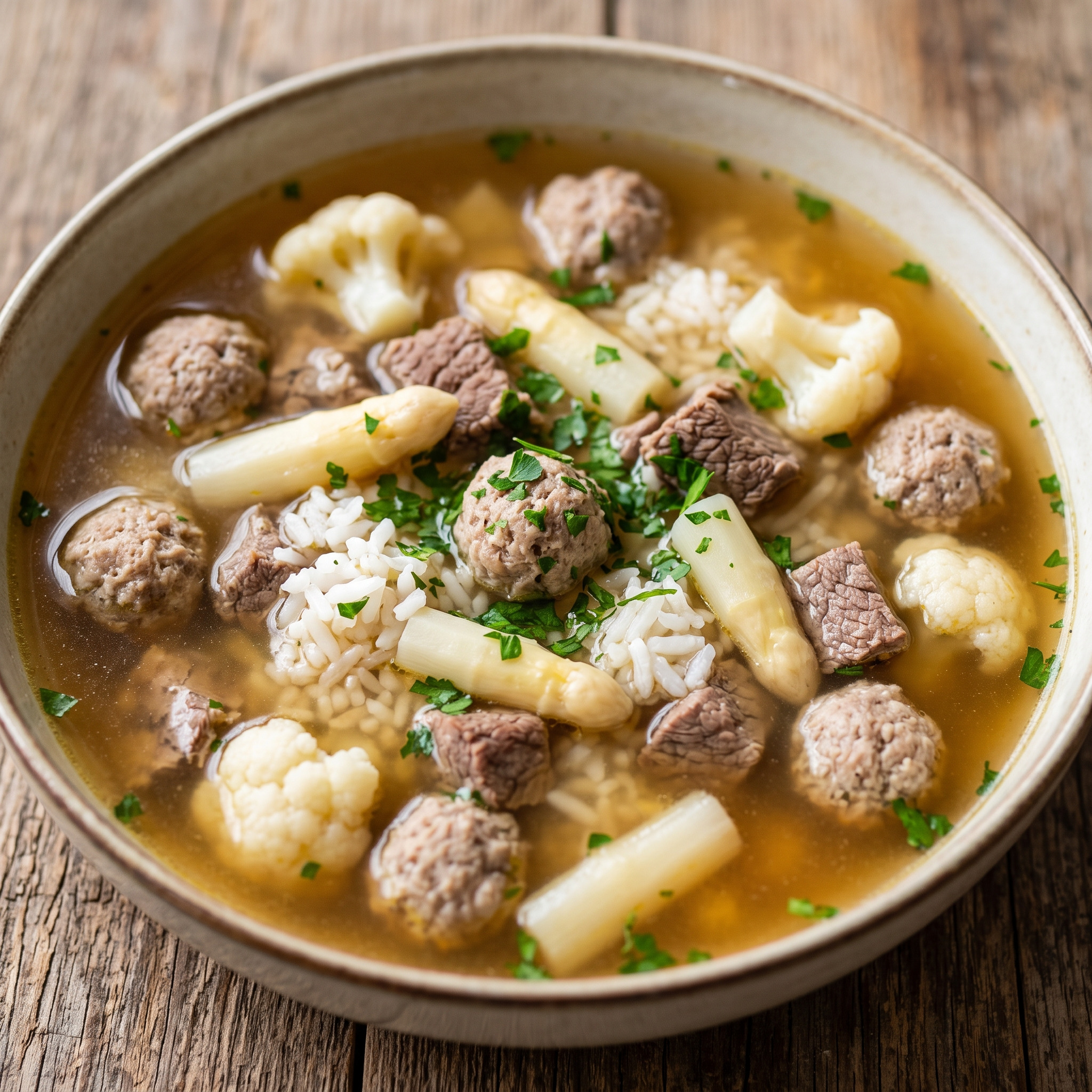 Eine Festtagssuppe aus dem Land Hadeln