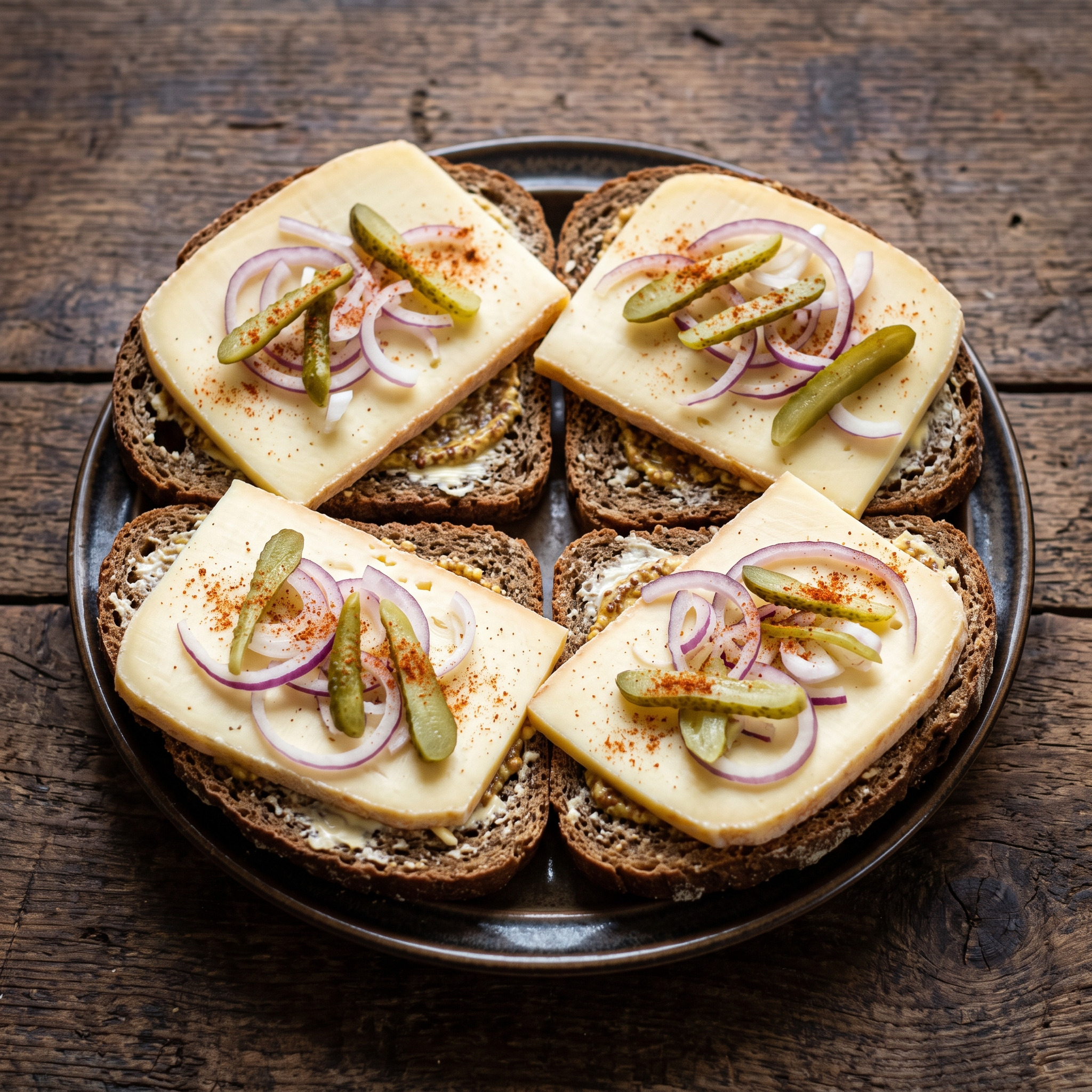 Halve Hahn mit mittelaltem Gouda