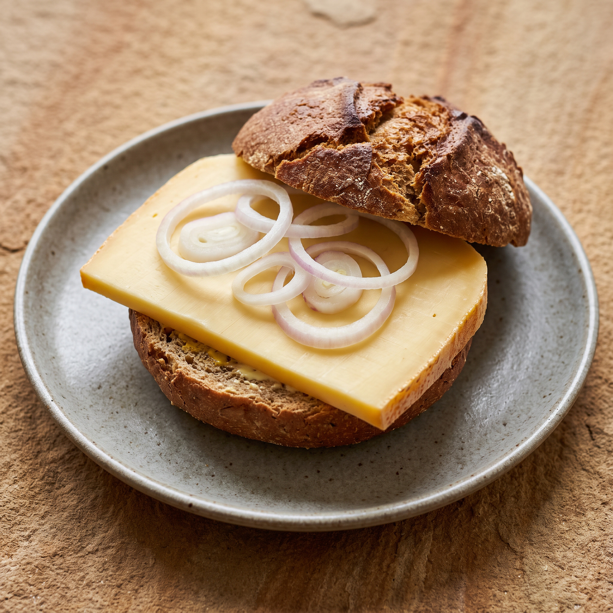 Halver Hahn mit mittelaltem Gouda