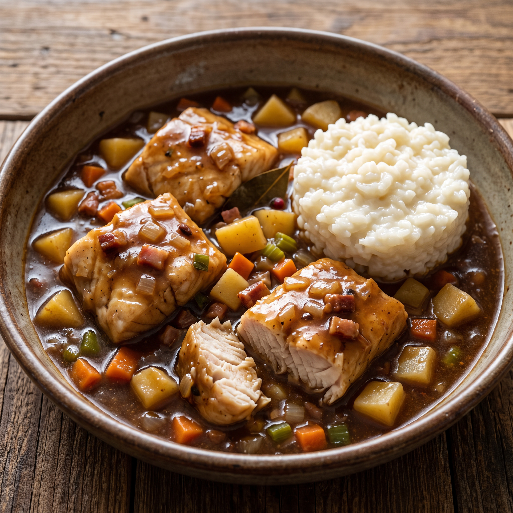 Havelberger Bierfisch mit Milchreis