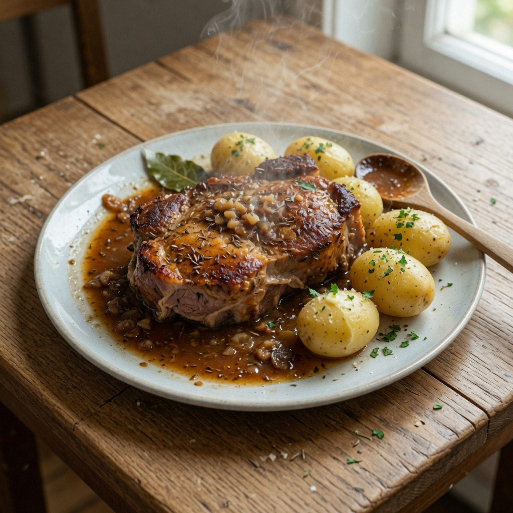 Hessisches Schäufele aus Hessen.