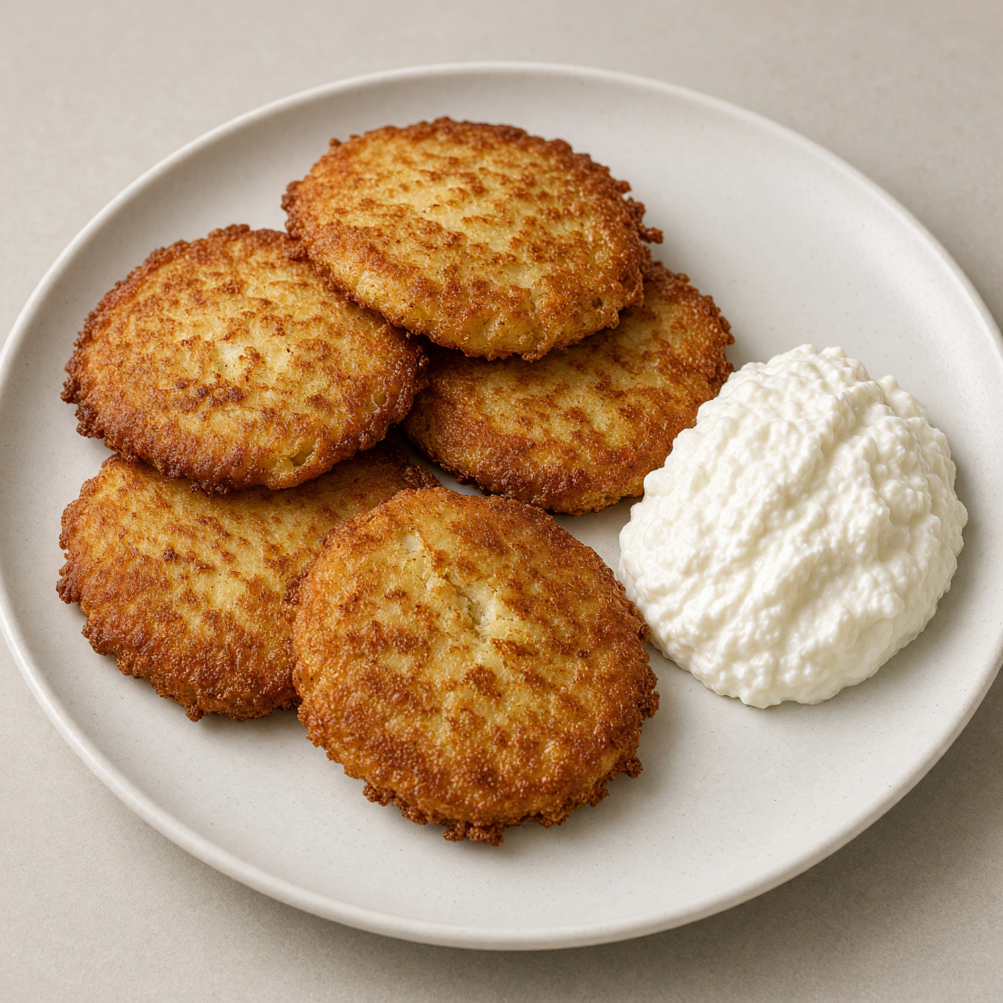 Kartoffelplinsen mit Magerquark