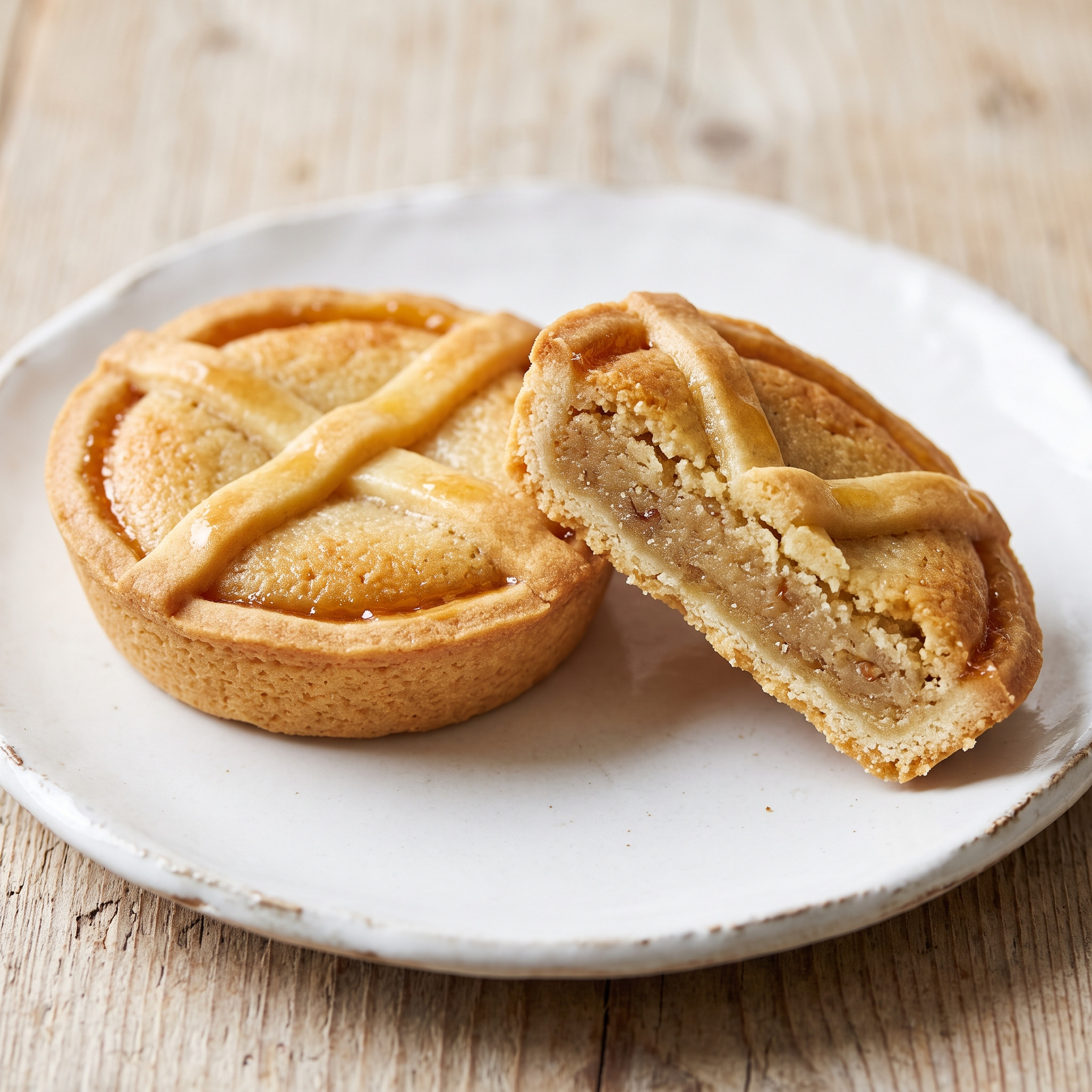 Leipziger Lerchen mit Marzipanfüllung