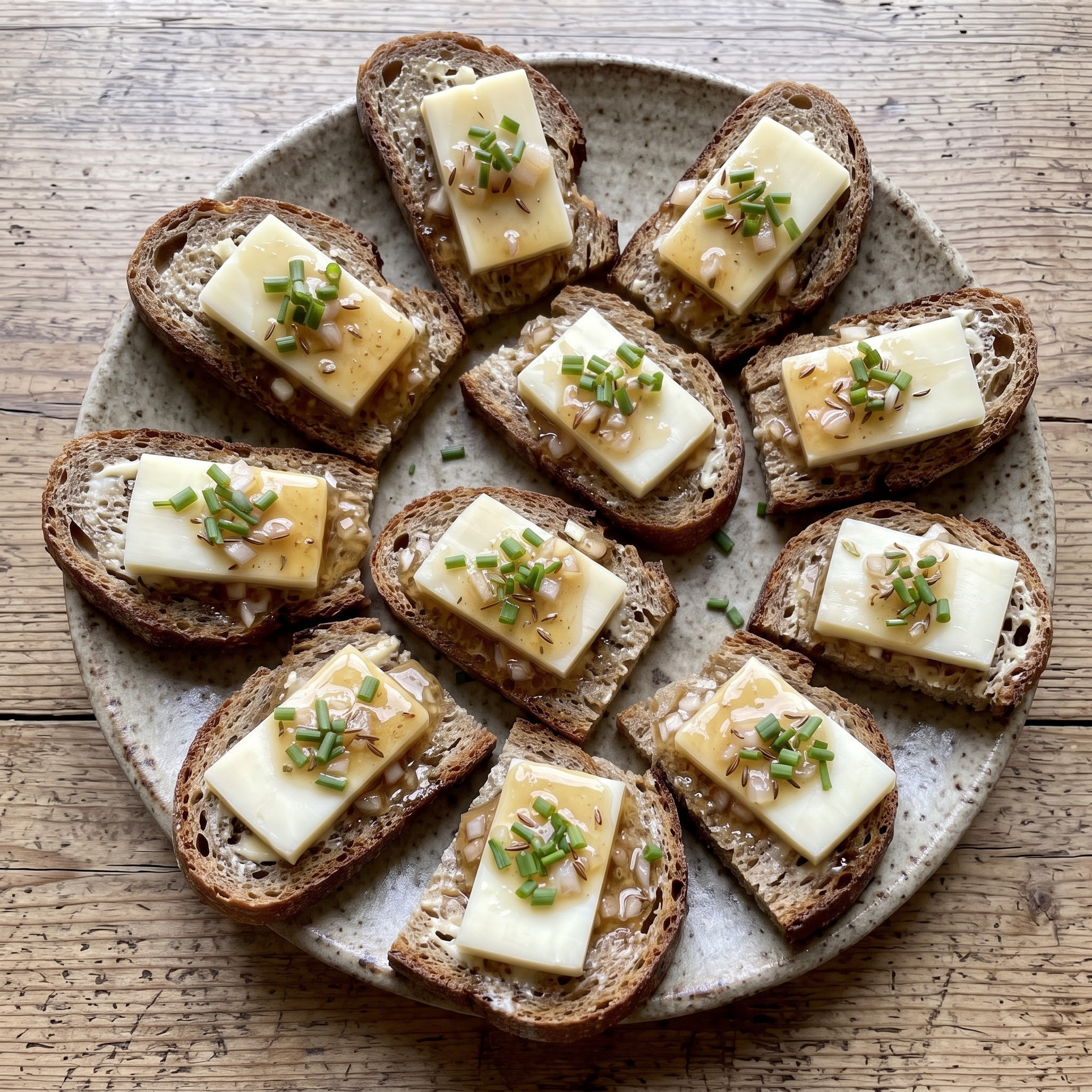Marinierter Harzer Käse mit Honig