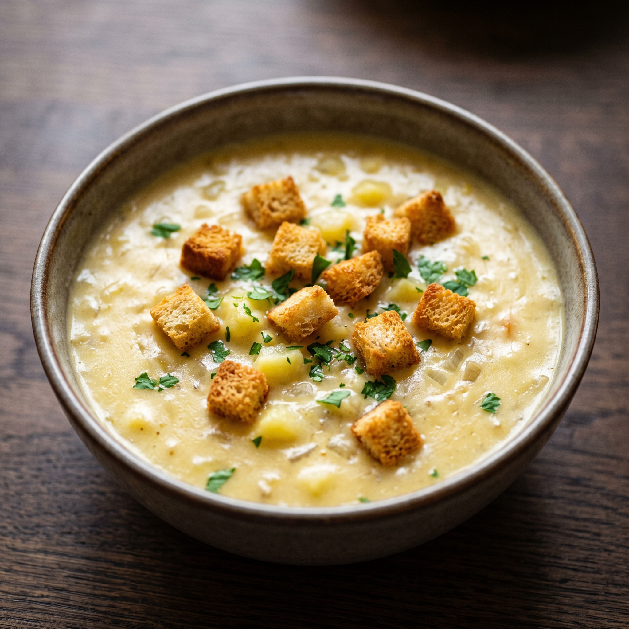 Mecklenburger Käsesuppe mit Tilsiter