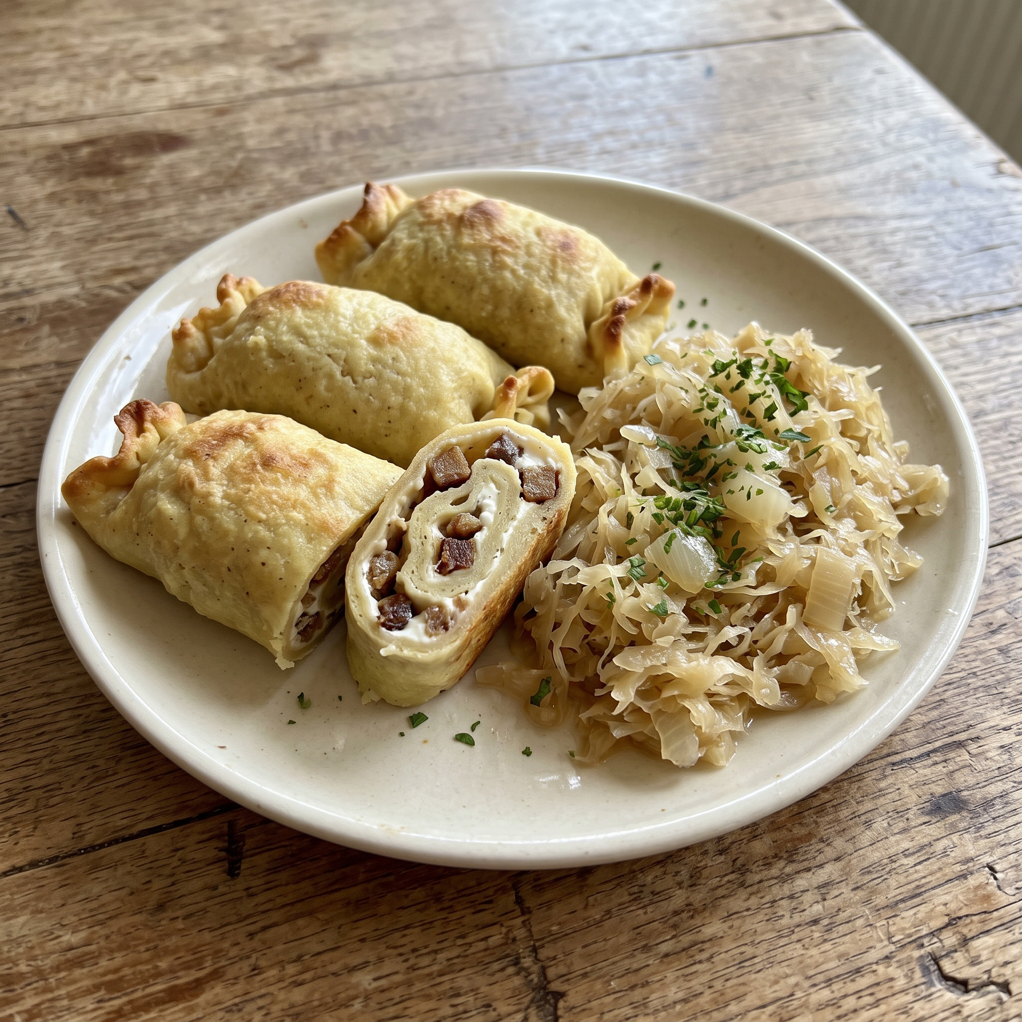 Niederbayerische Grammelmaultaschen