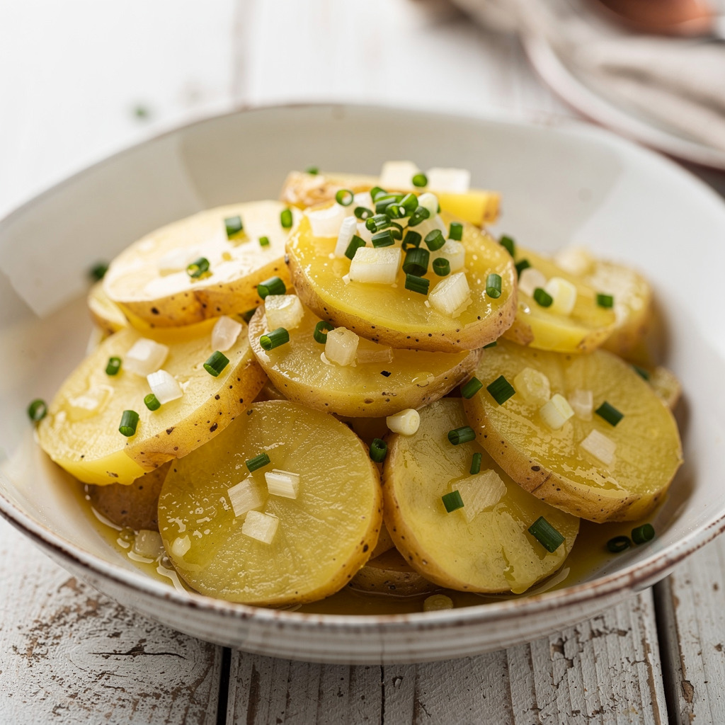 Pfälzer Kartoffelsalat – würzig, warm und bodenständig