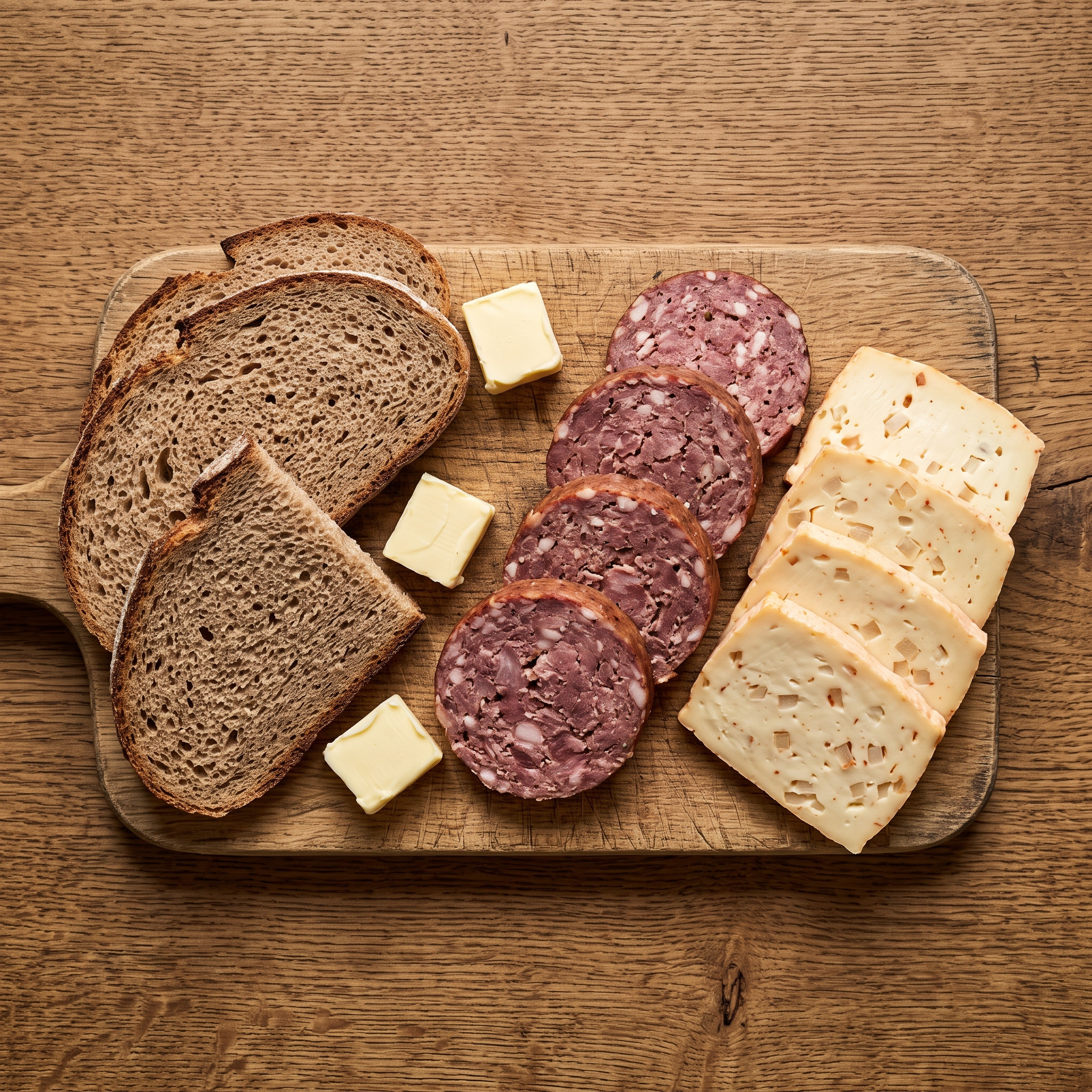 Pfälzer Winzervesper mit Hausmacher Wurst und Winzerkäse