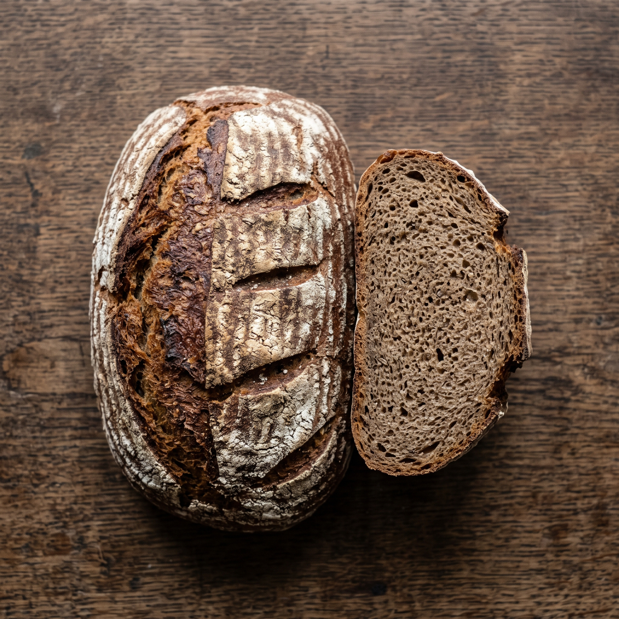 Roggenmischbrot mit Sauerteig