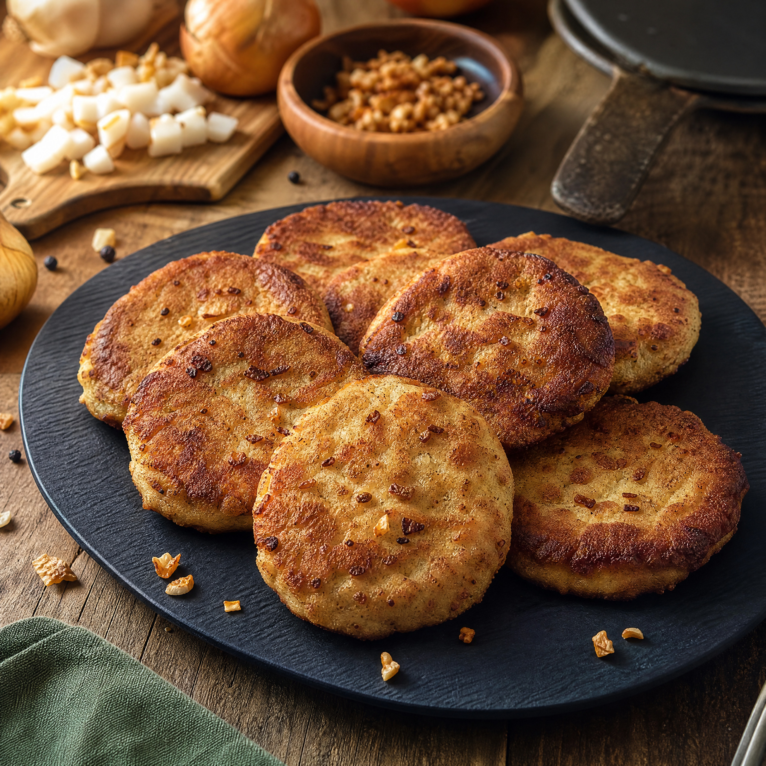 Saarländische Schwenkbraten-Plätzchen – würzig und knusprig