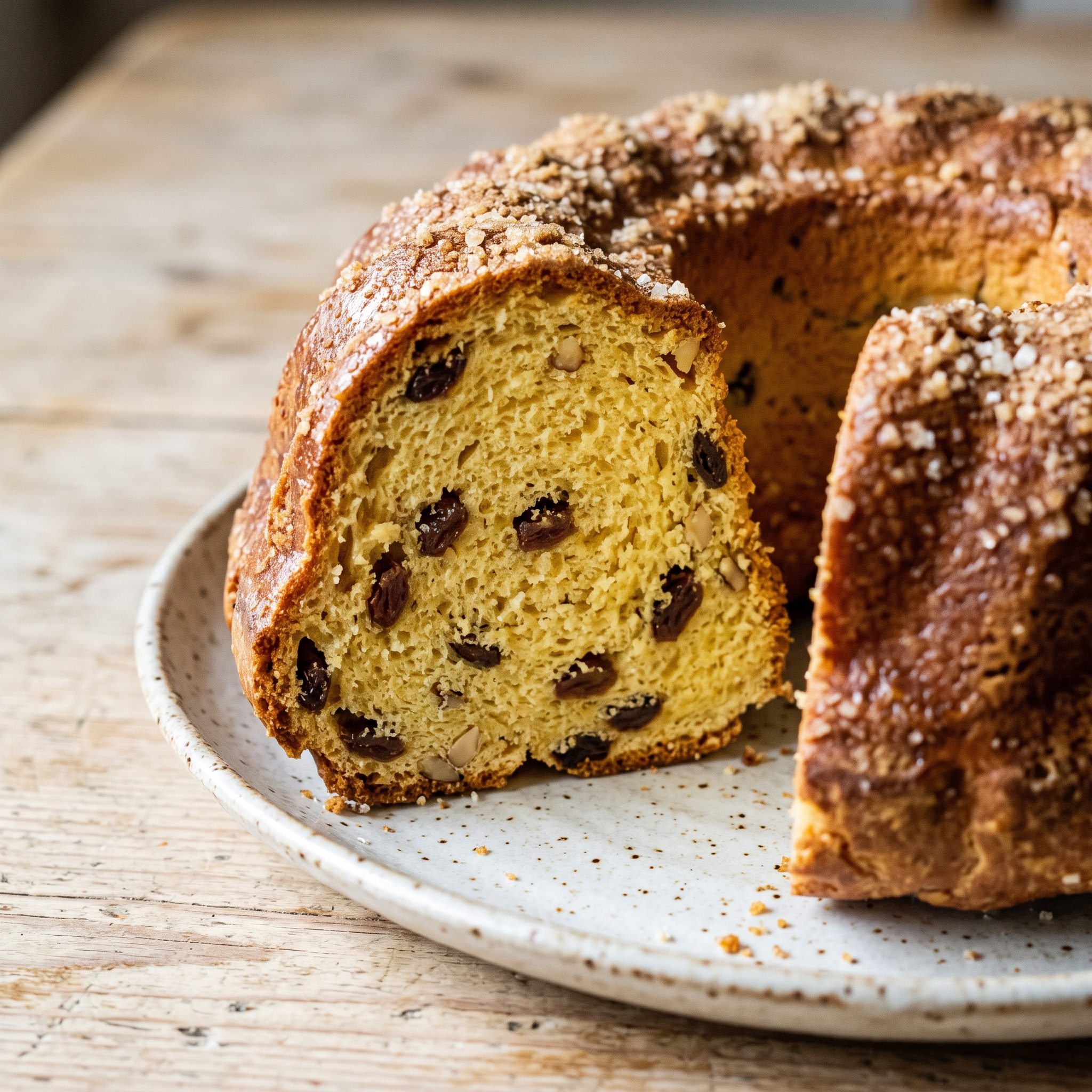 Goldbrauner Hefenapfkuchen zum Kaffee