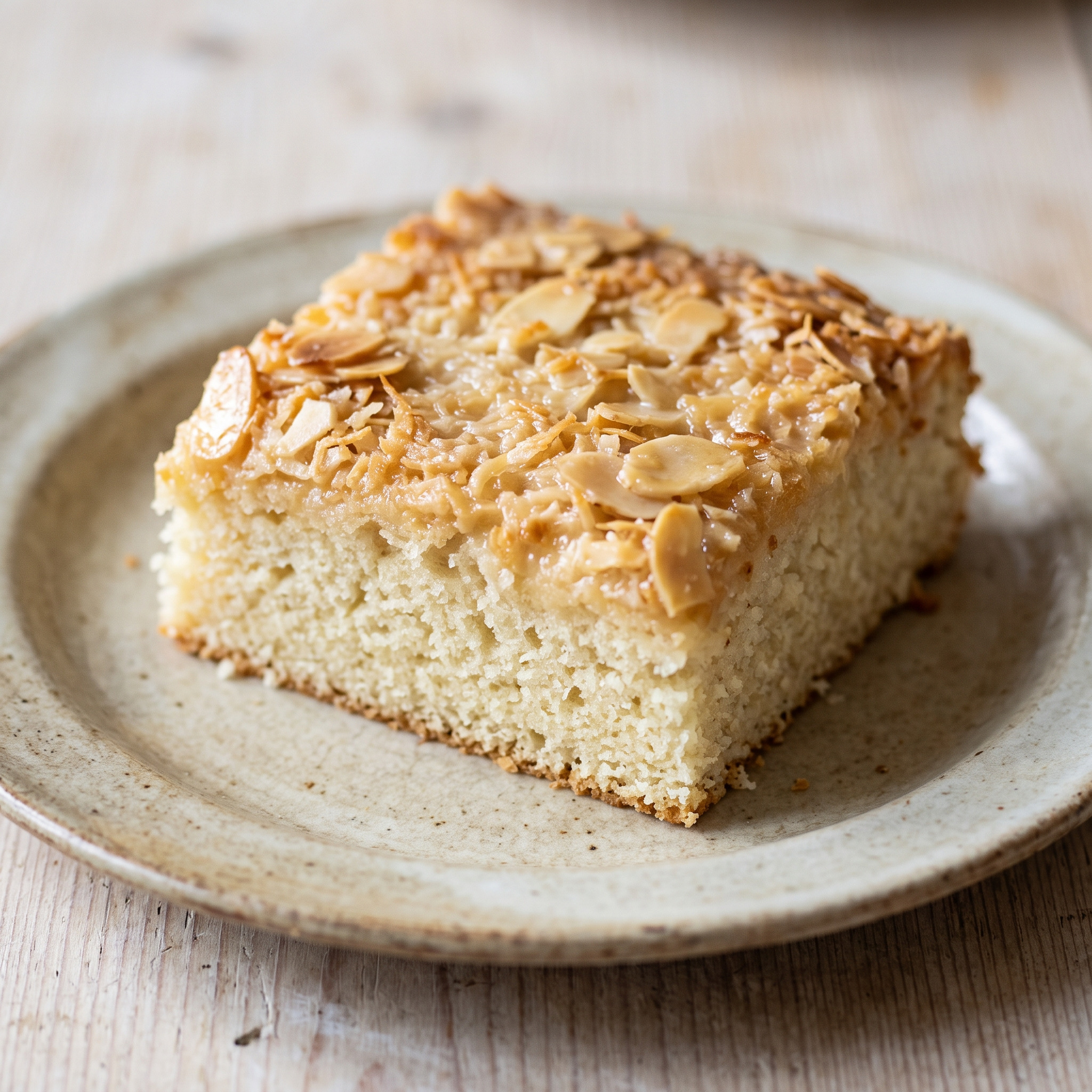 Sächsischer Buttermilchkuchen mit Kokos-Mandel-Decke
