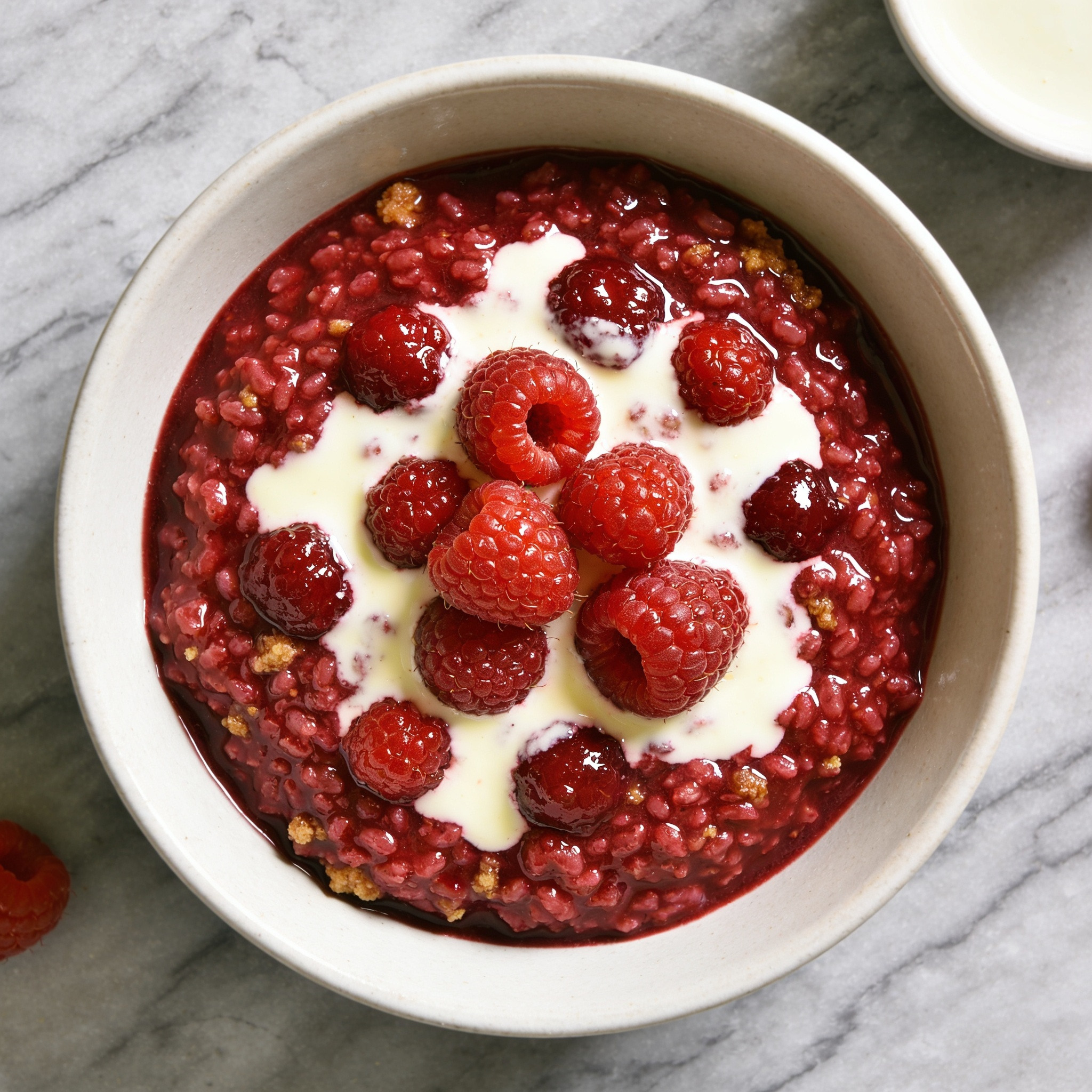 Sommerliche Beeren, norddeutsch serviert