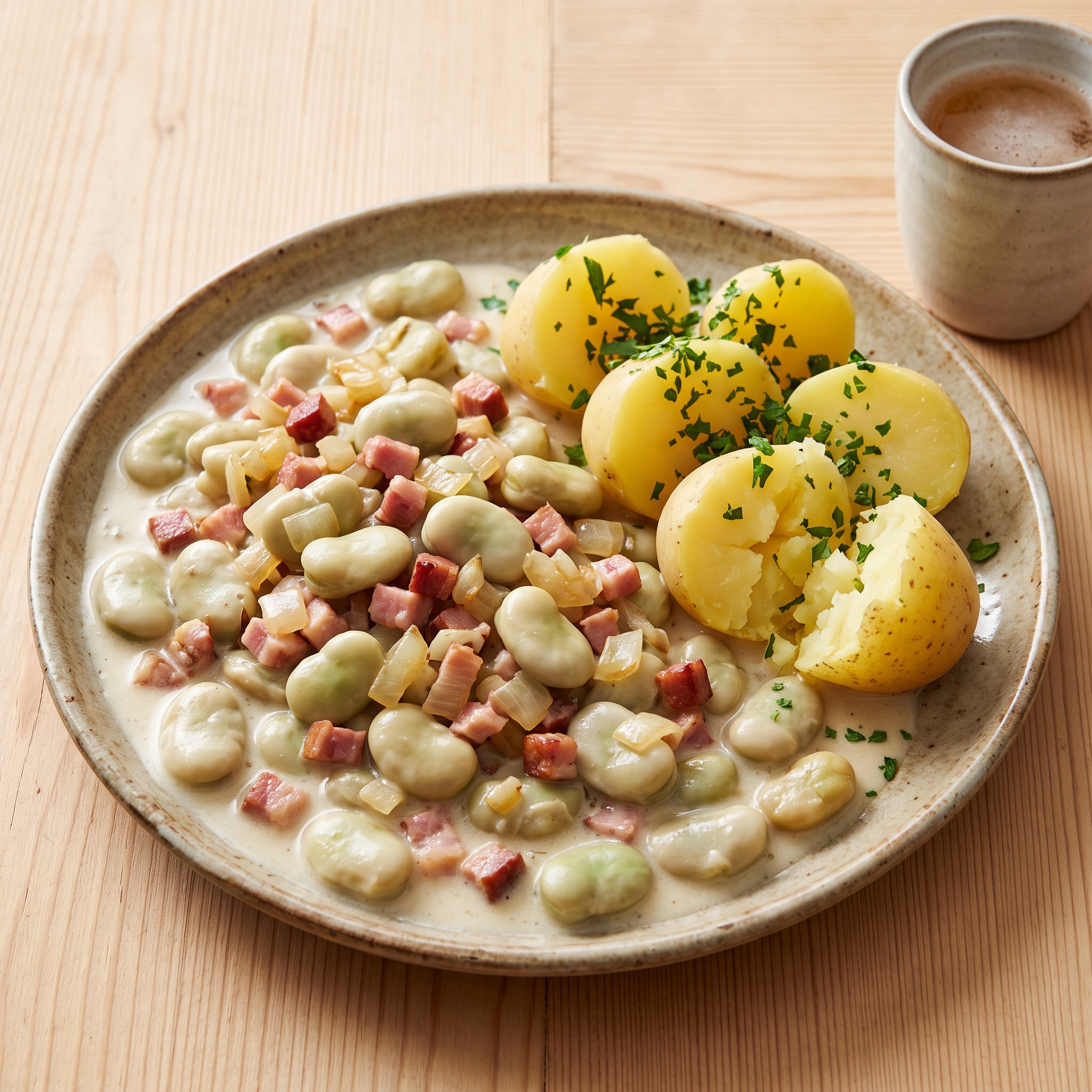 Westfälische Dicke Bohnen mit Speck
