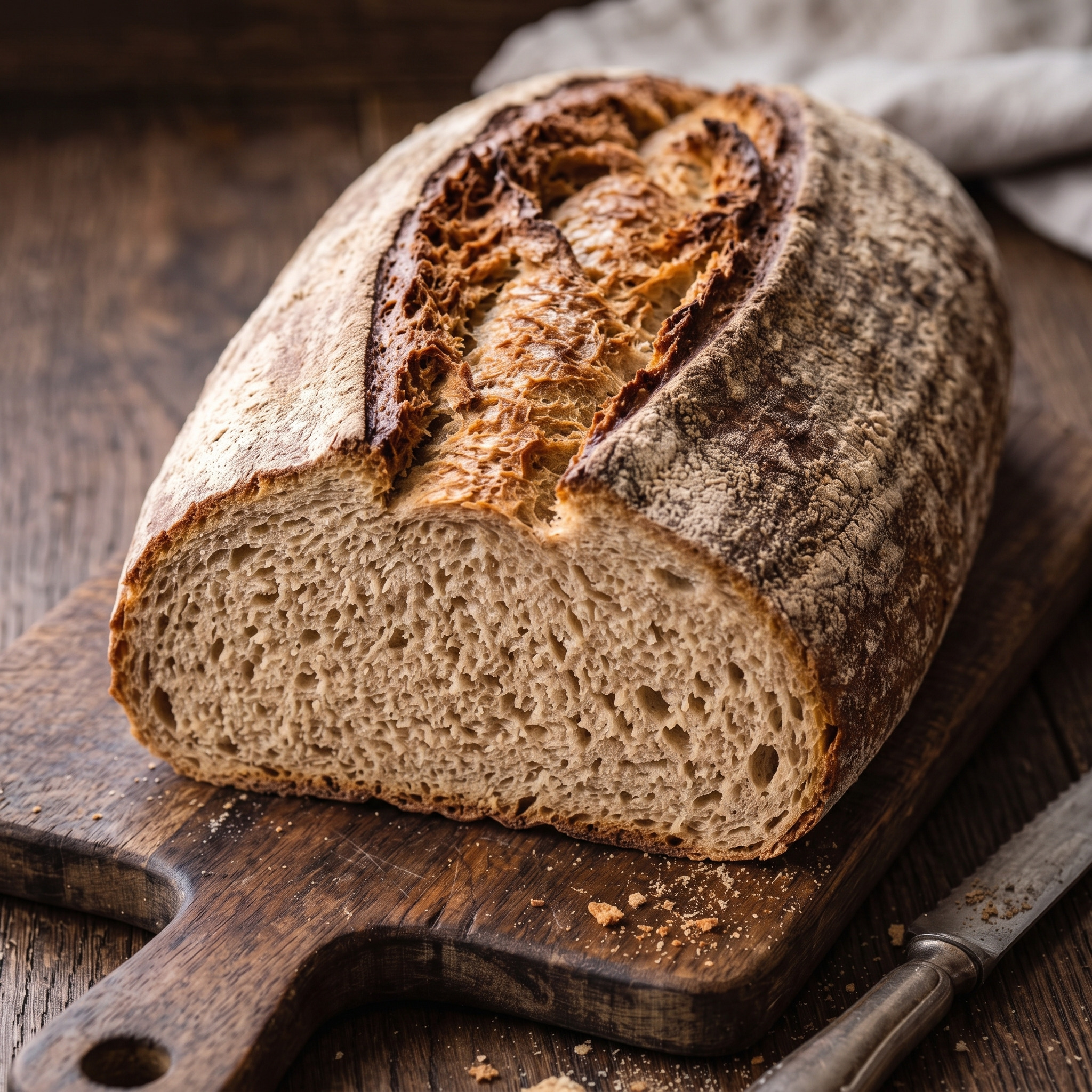 Westfälisches Mischbrot | Münsterländer Bauernstuten | Saftige Krume, milde Buttermilchnote und eine fein knusprige Kruste