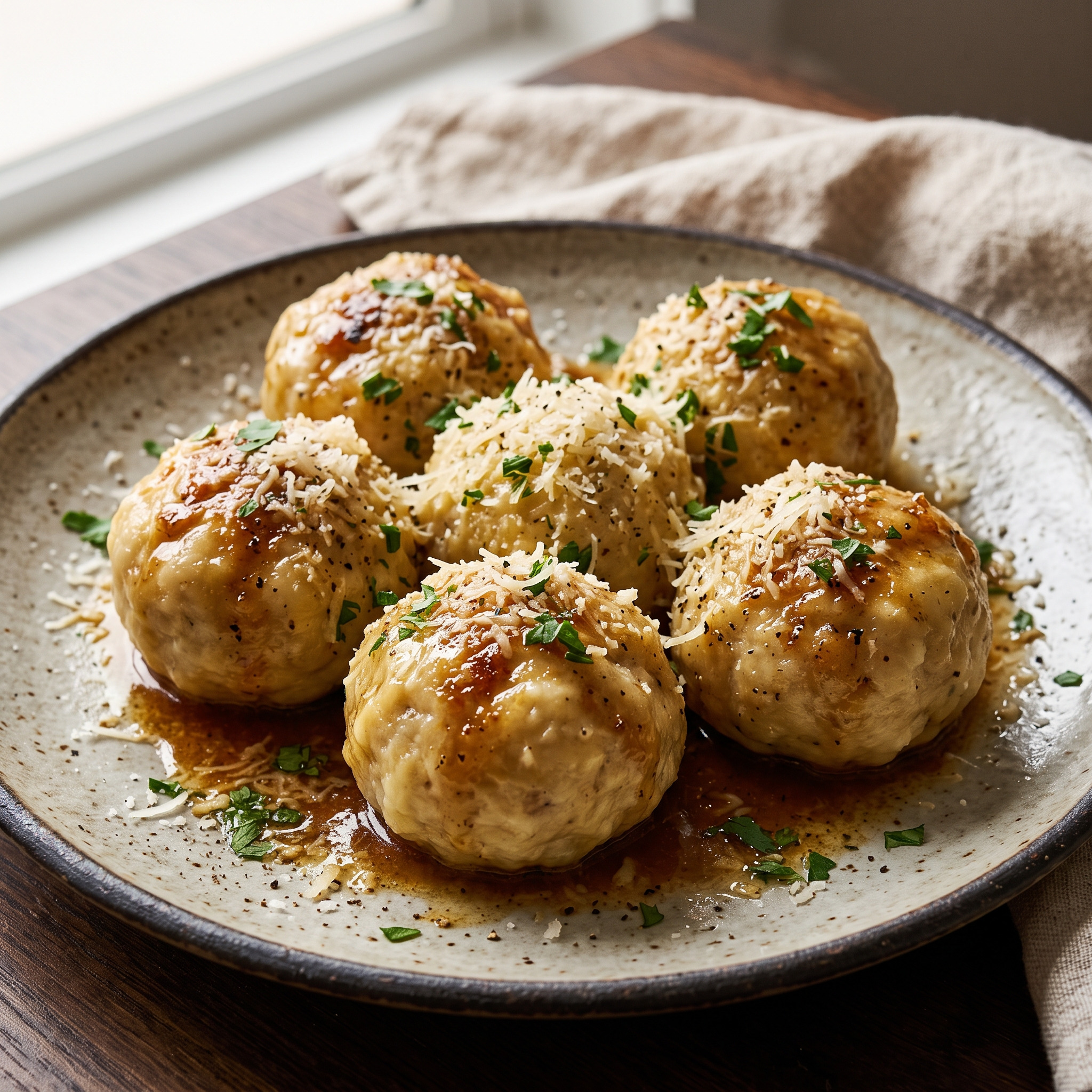 Canederli al formaggio aus Trentino-Südtirol