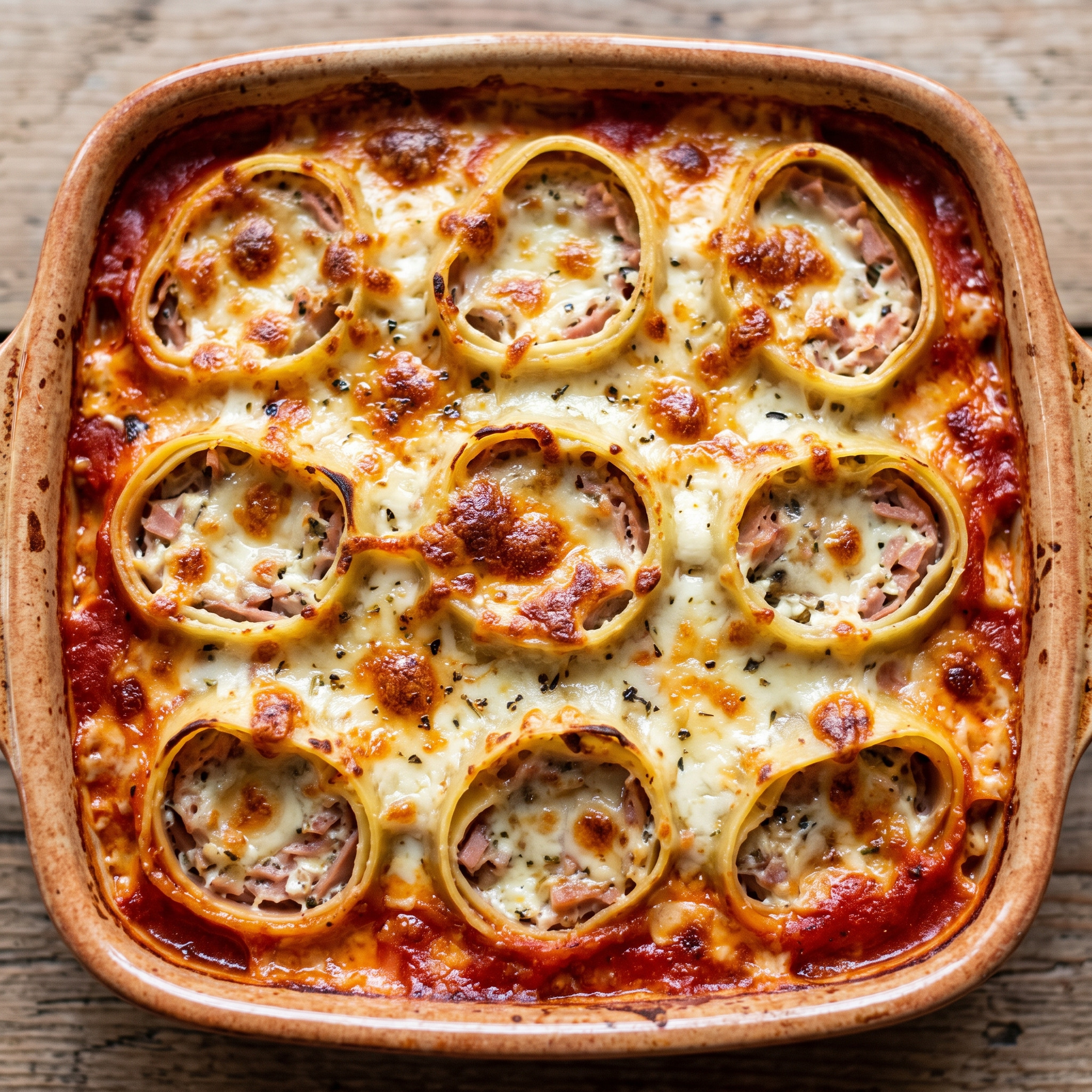 Cannelloni napoletani mit Ricotta und Mortadella