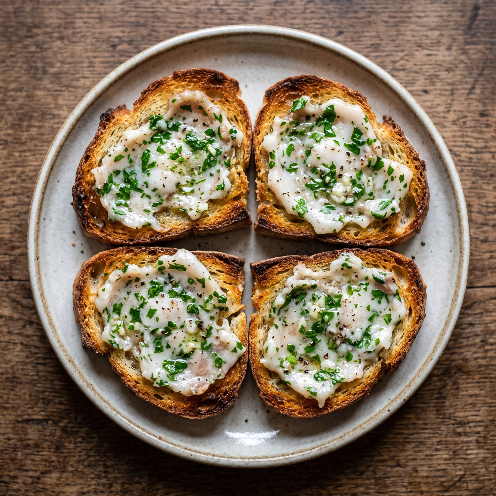 Crostini con grass pist