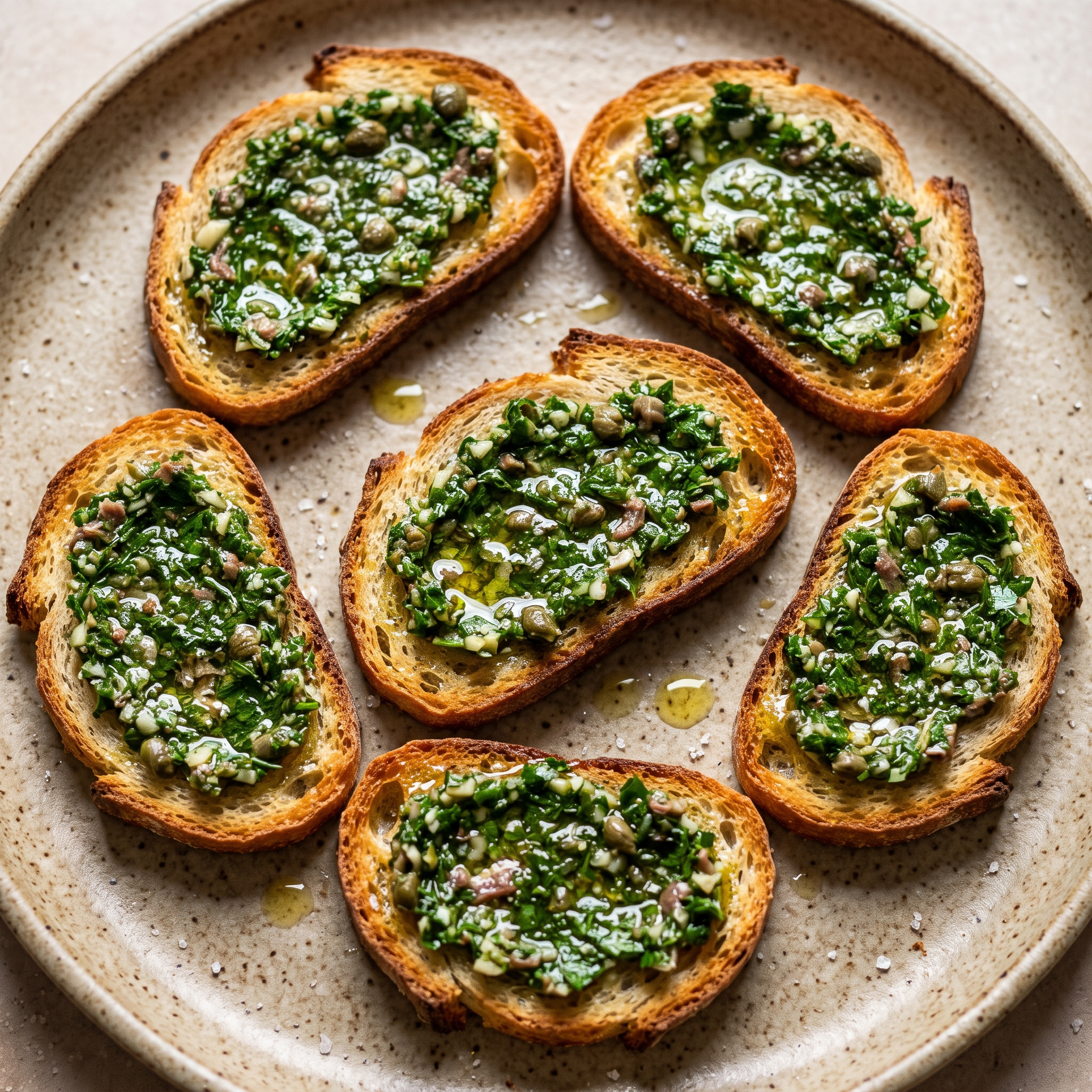Crostini piemontesi mit Salsa verde