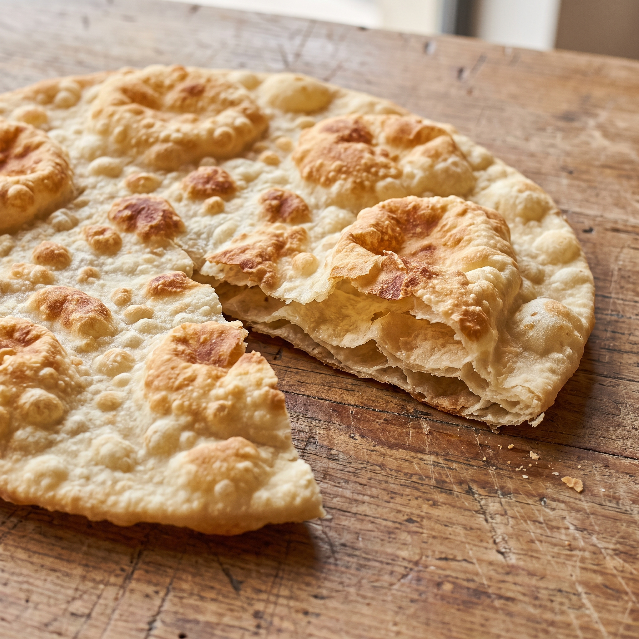 Crostolo del Montefeltro: Blättriger Fladen aus den Marken