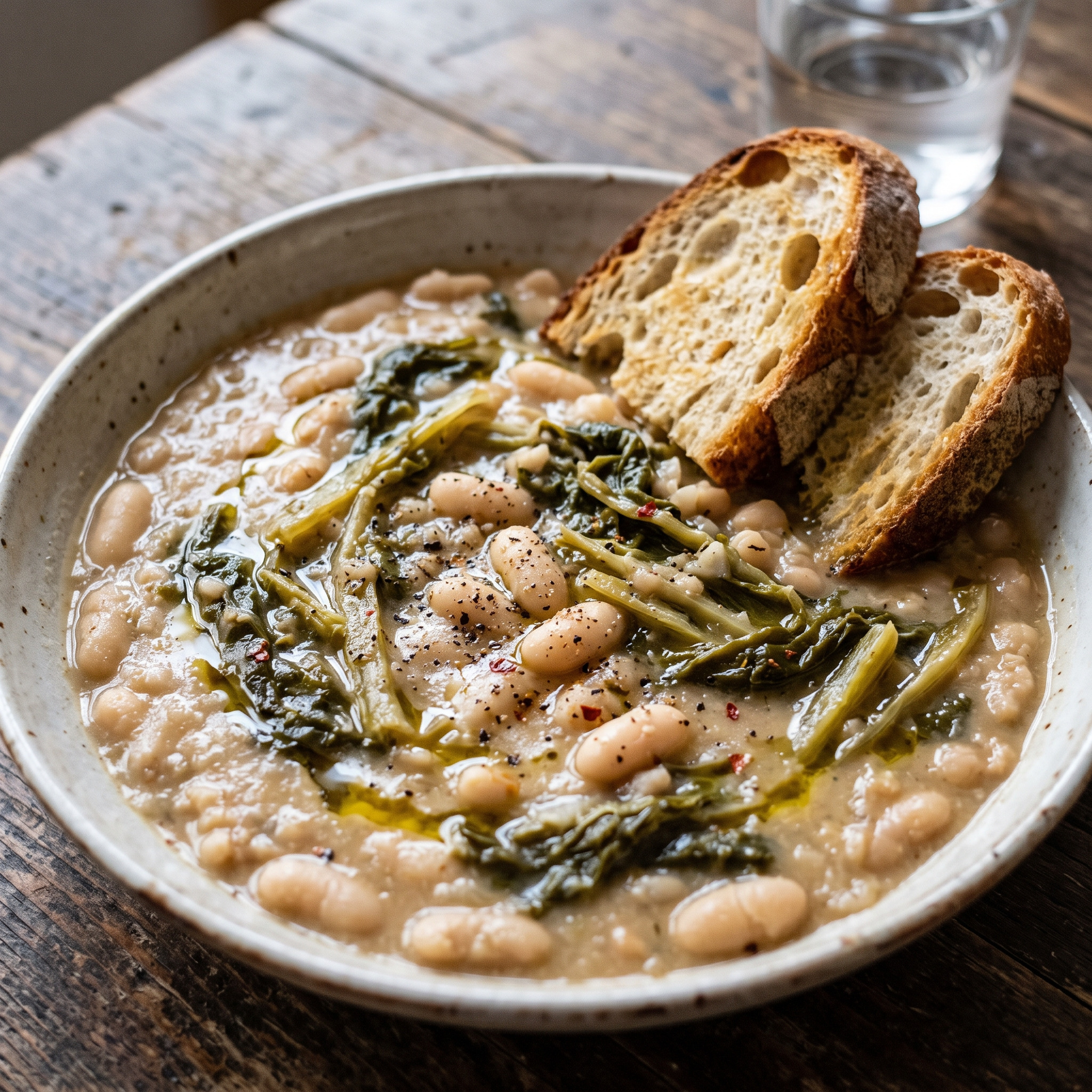 Fagioli e scarole aus Kampanien