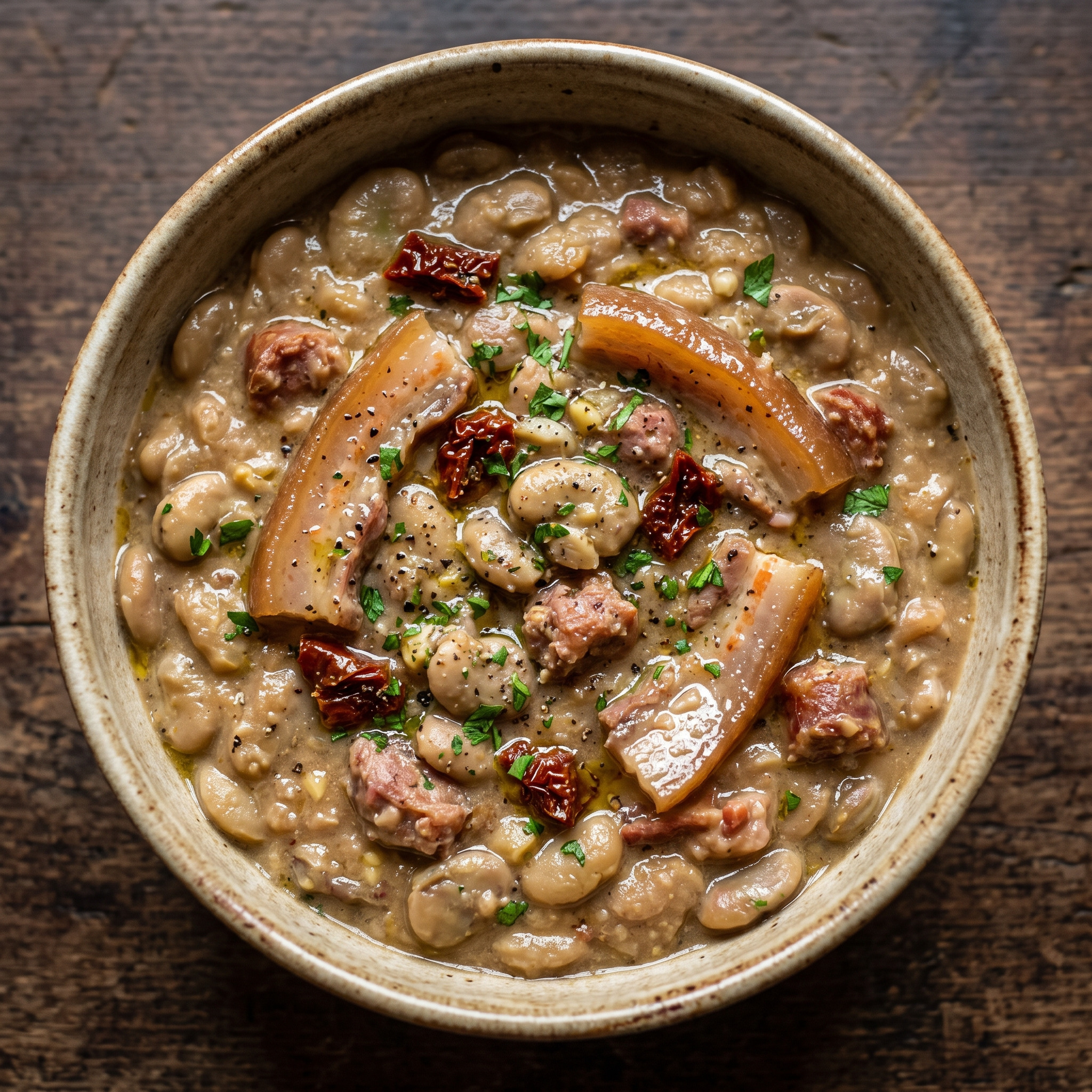 Favata alla sanlurese mit Orangenschale