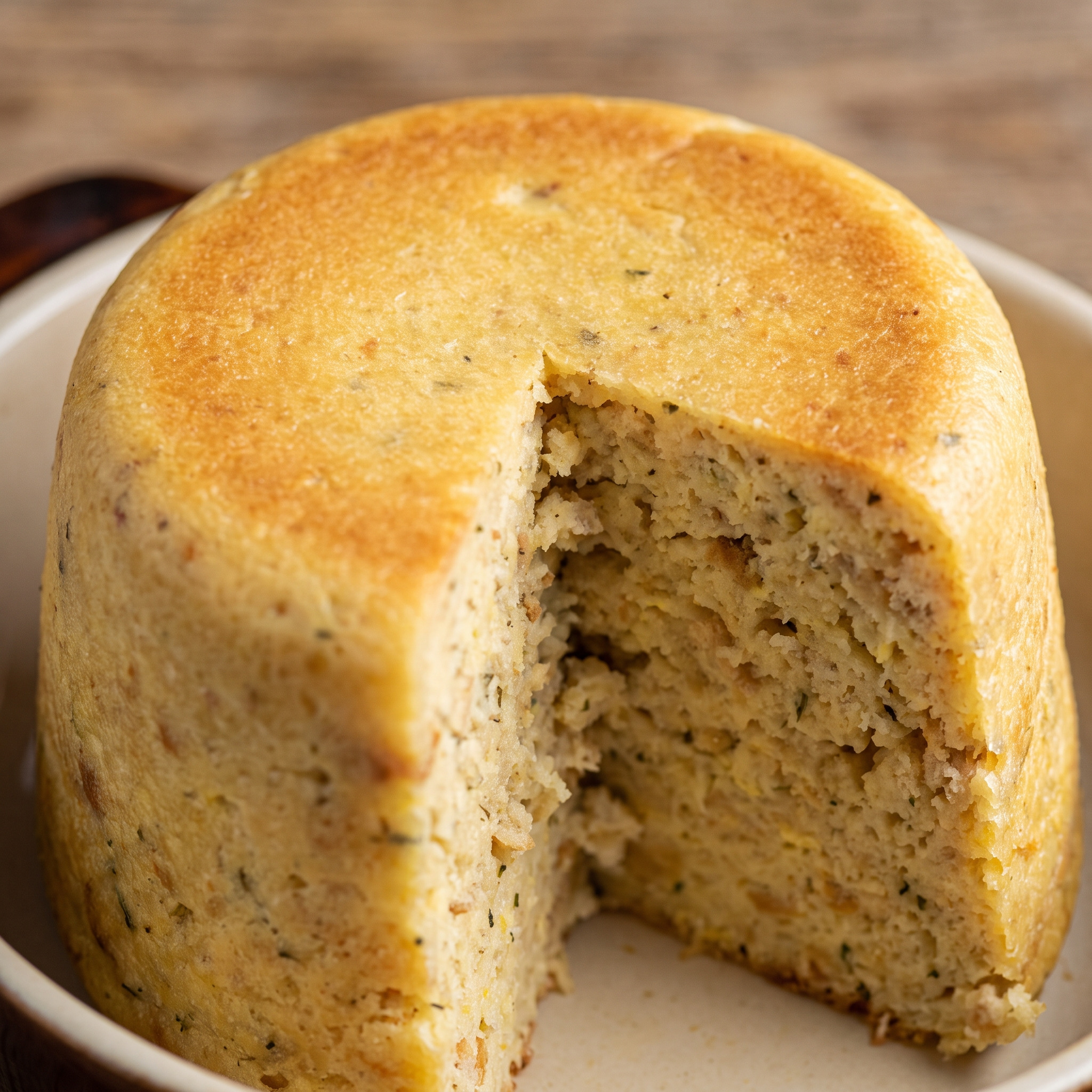 Rustikaler Flan mit saftiger Mitte