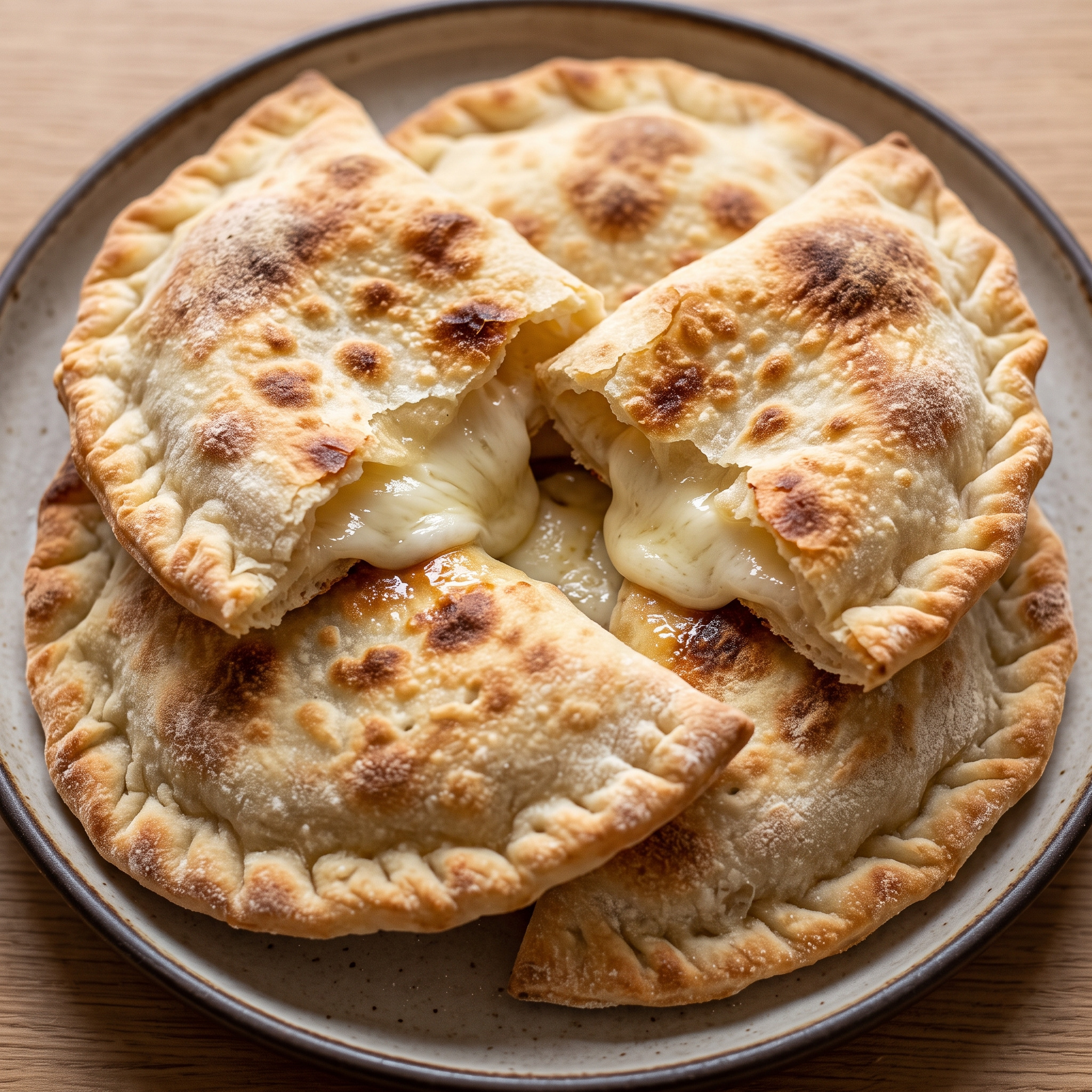 Focaccette al formaggio di Sori