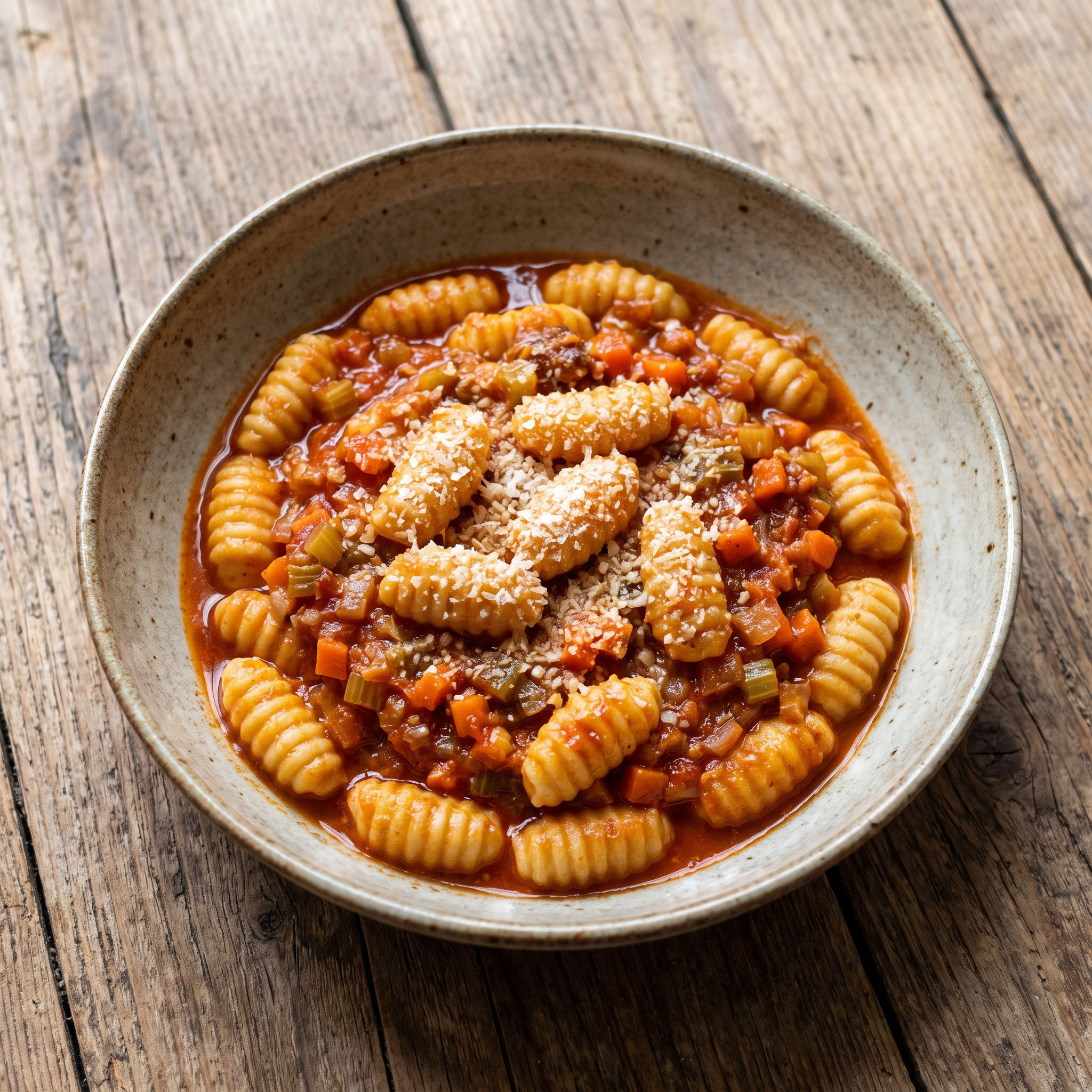 Gnocchi cosentini mit Lammragù