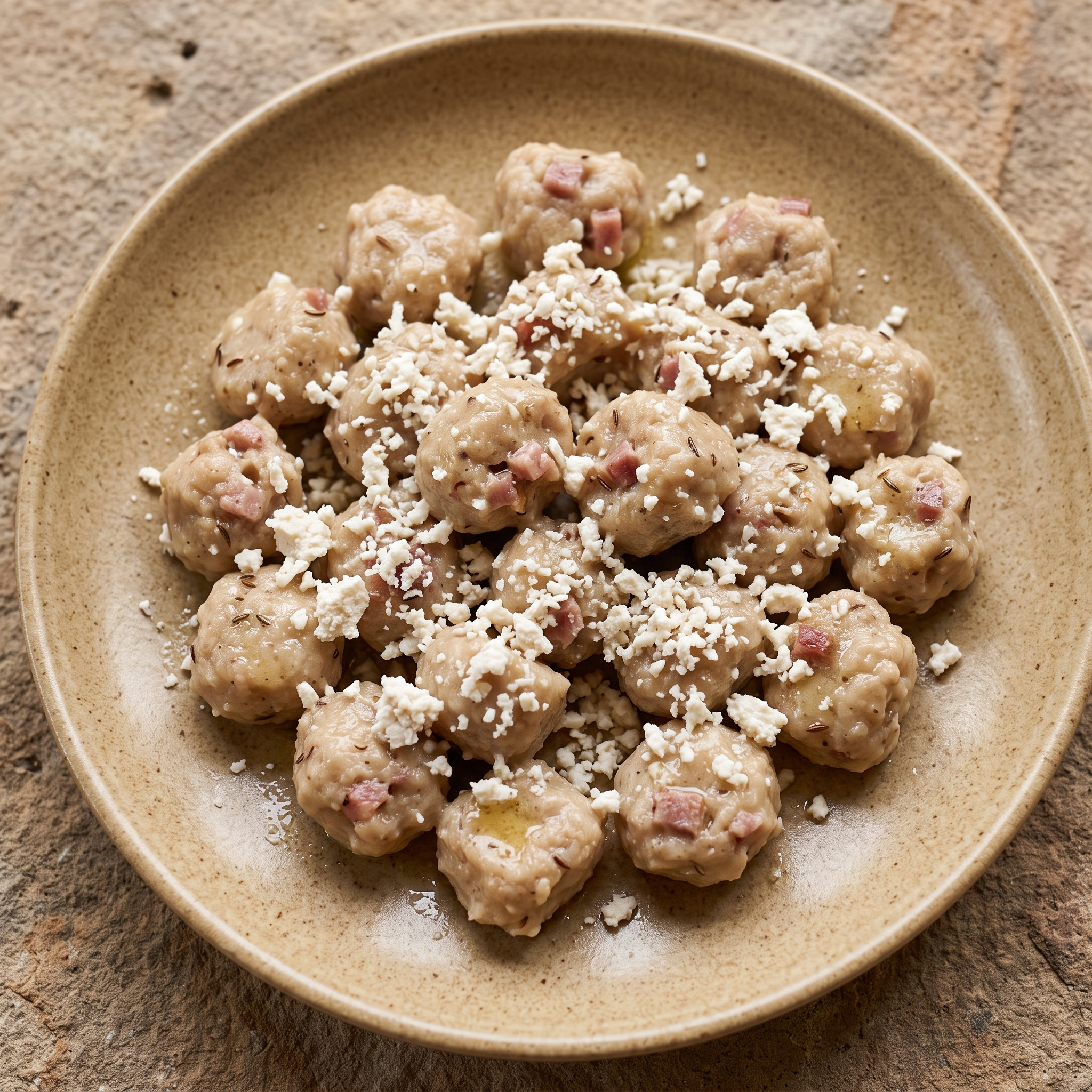 Gnocchi di Sauris: herzhafte Brotnocken aus Friaul