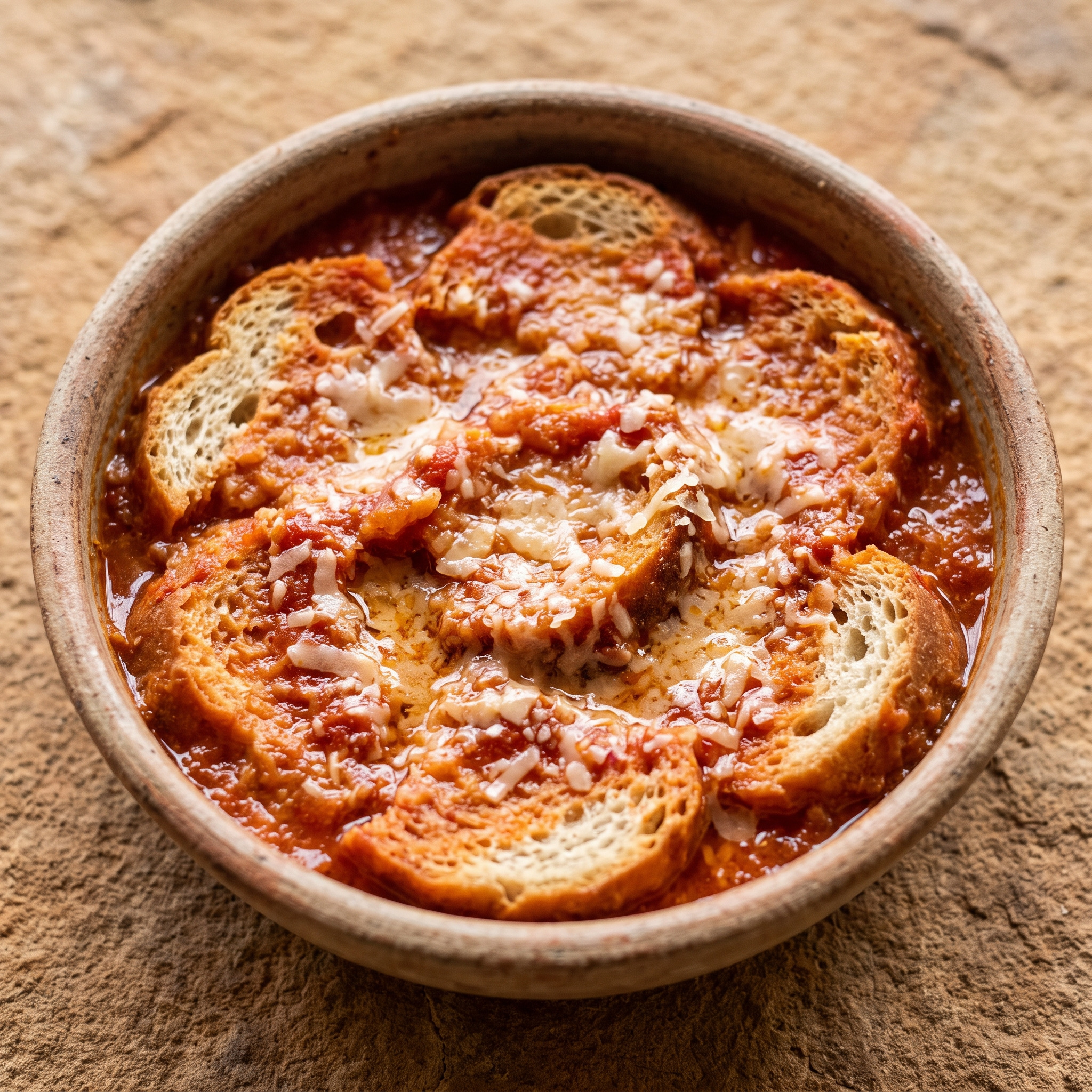 Mazzamurru: sardische Brotsuppe aus Cagliari