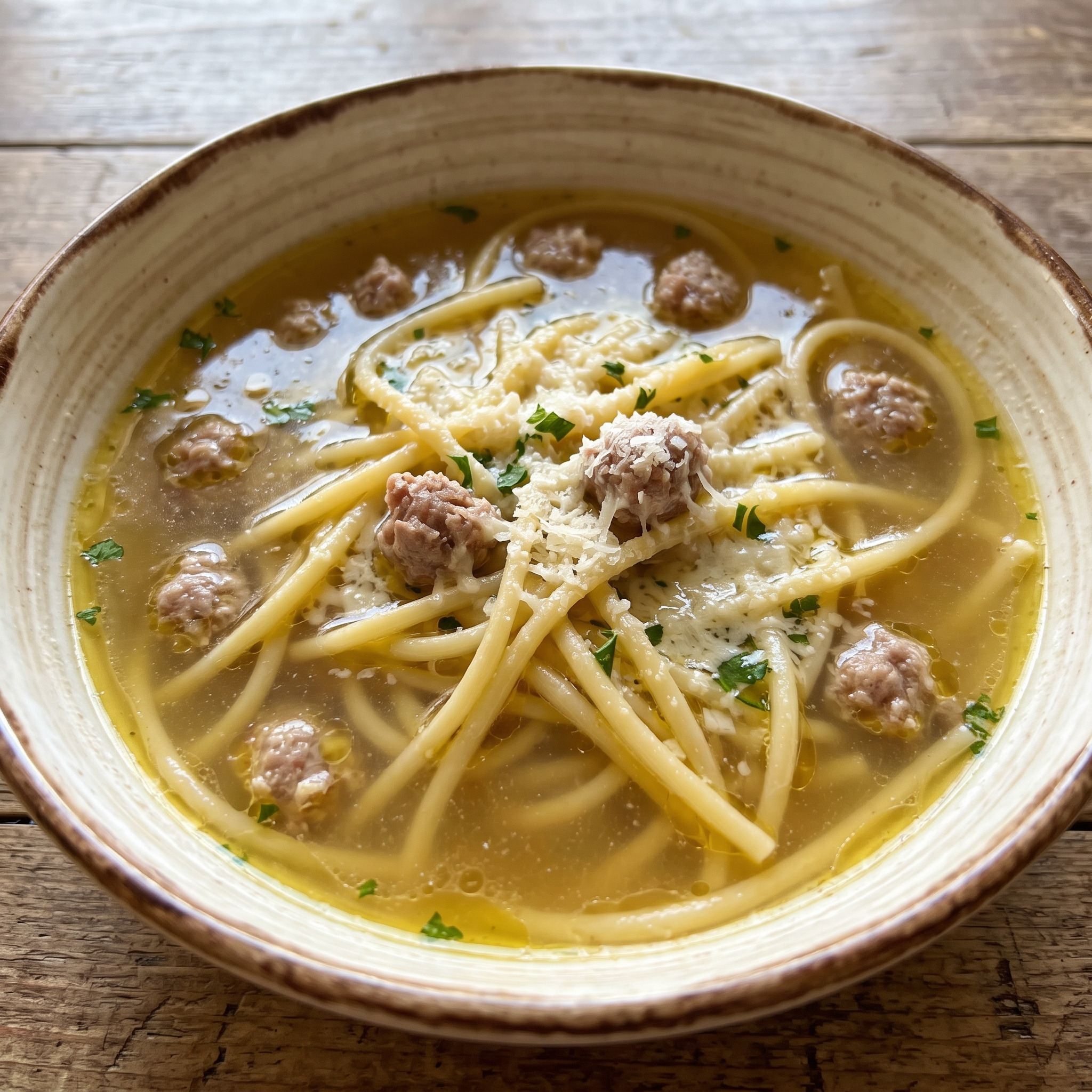 Natalini in brodo – ligurische Festtagssuppe