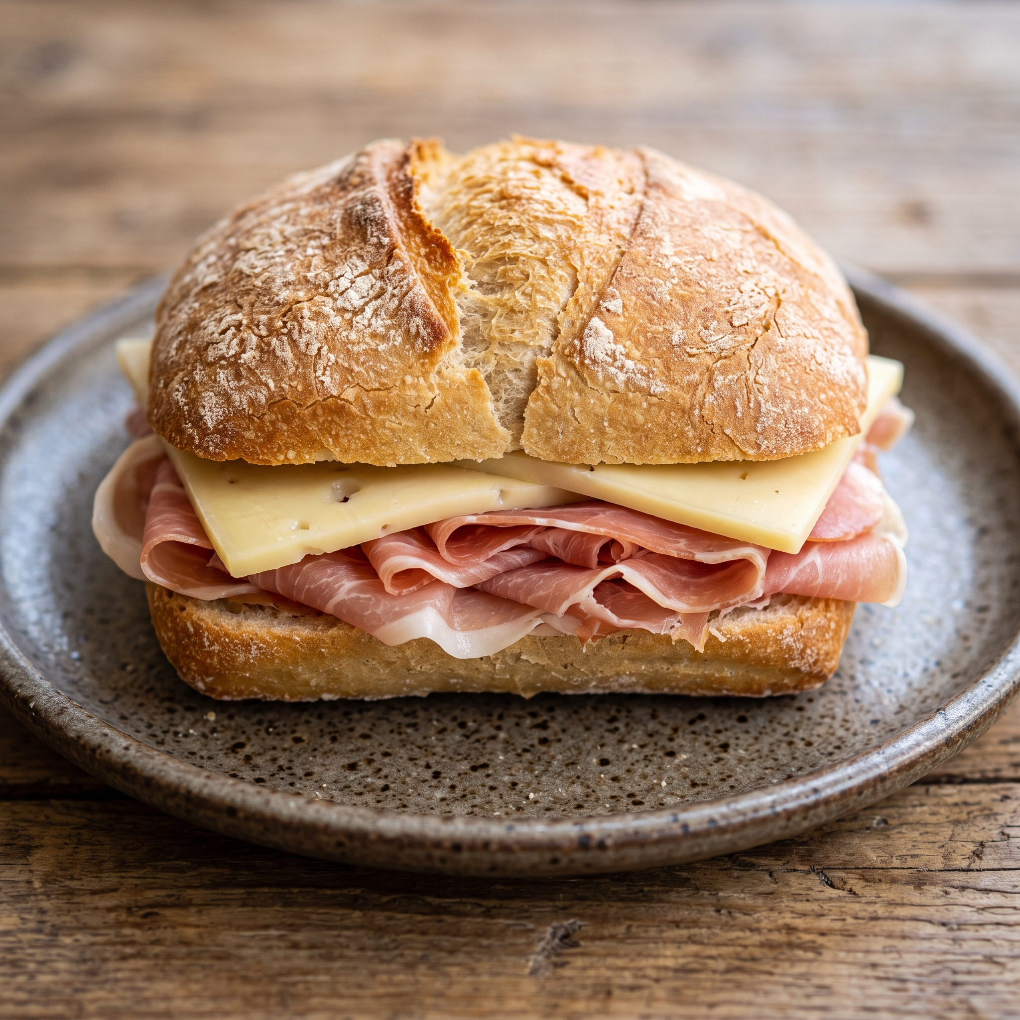 Panino friulano mit San Daniele und Montasio
