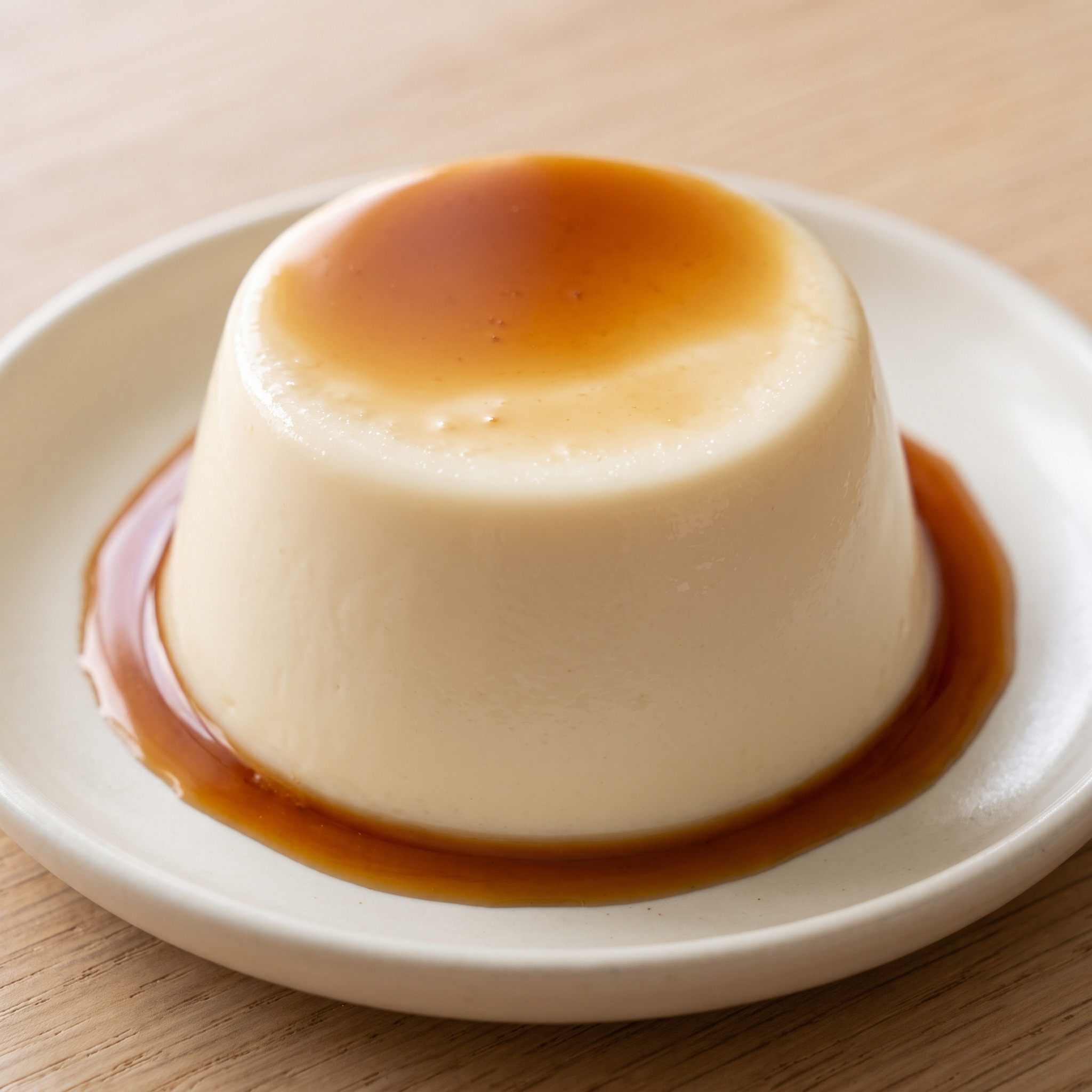 Panna cotta mit Karamell aus dem Piemont