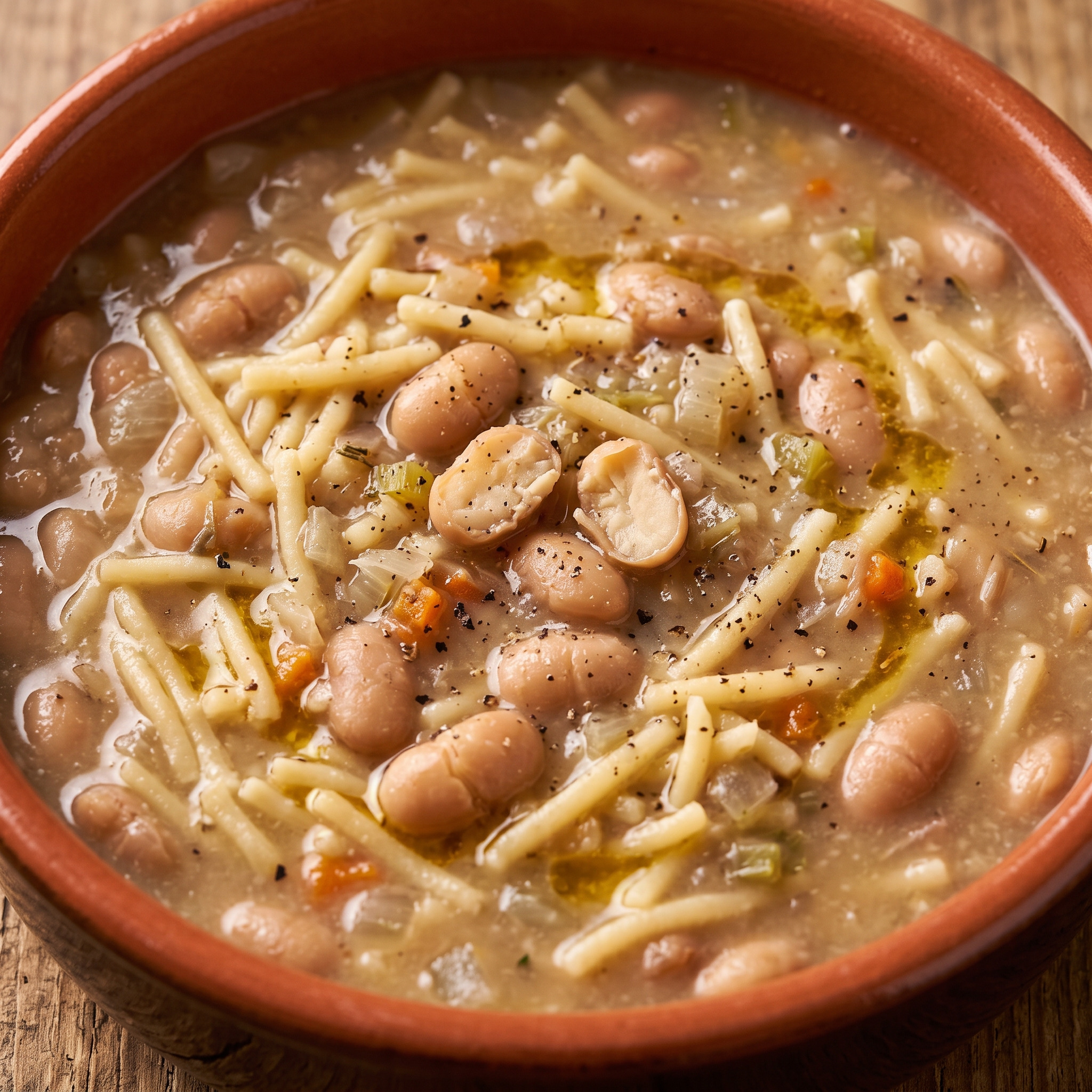Pasta e fagioli alla piemontese