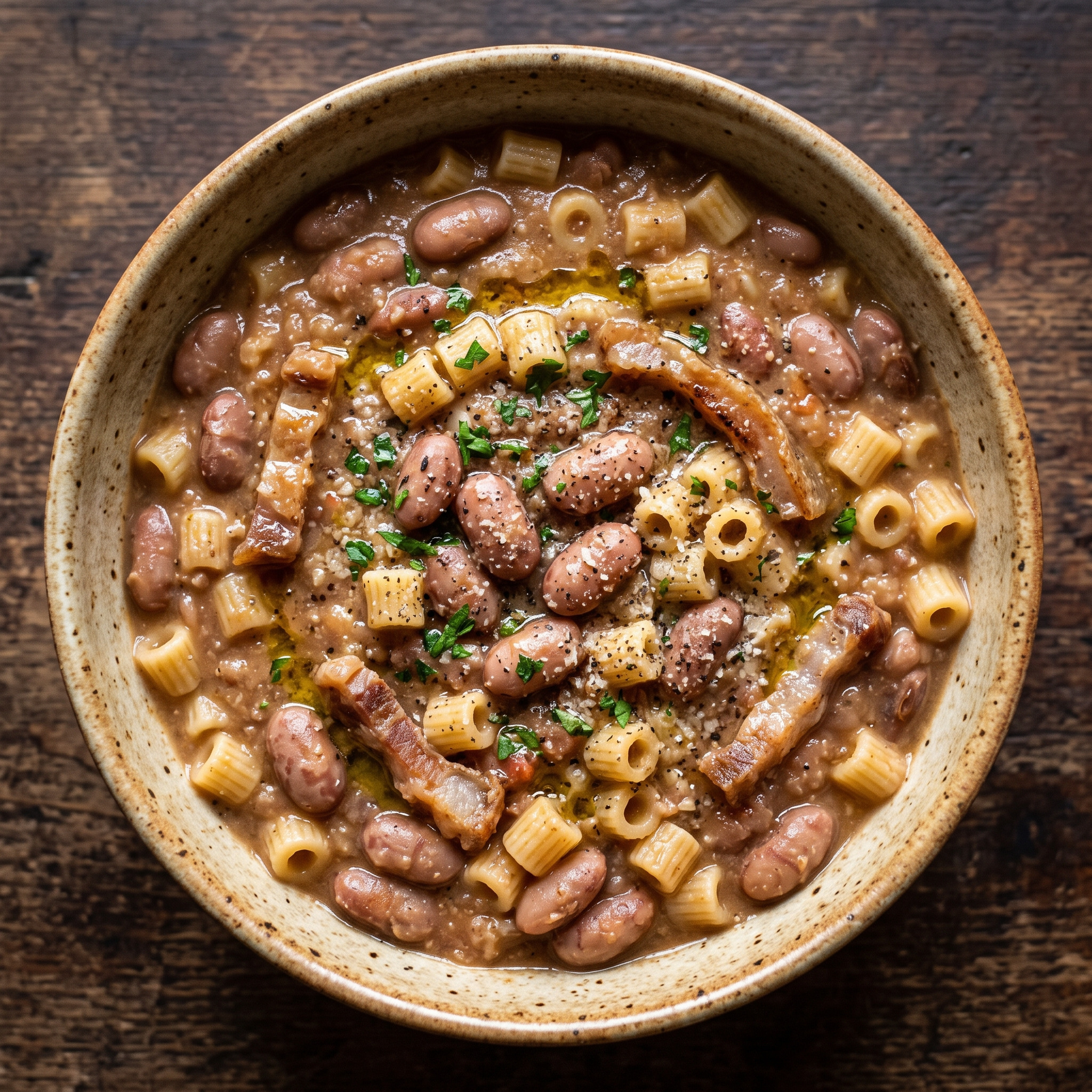 Pasta e fasoi aus Venetien
