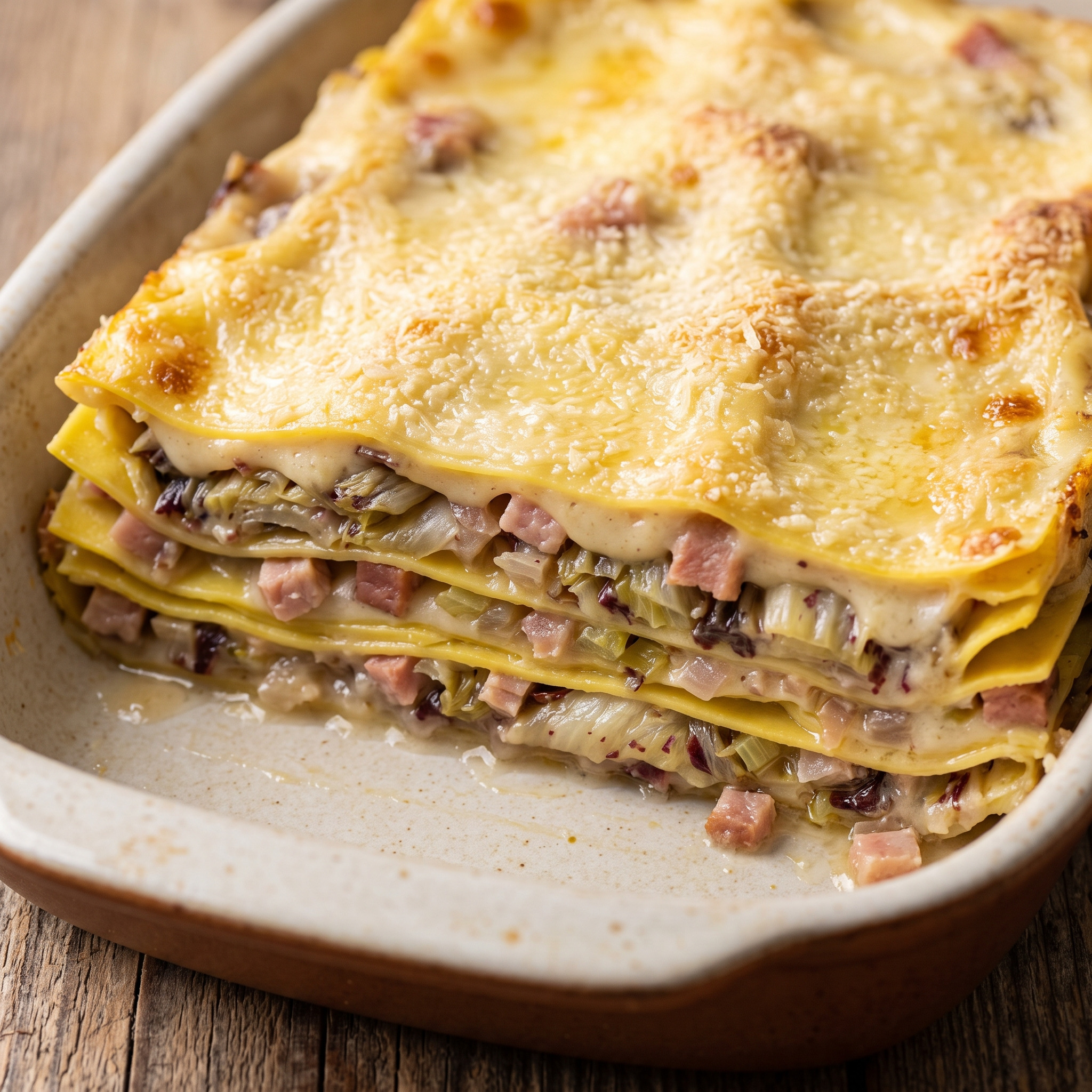 Pasticcio aus Venetien mit Castelfranco-Radicchio