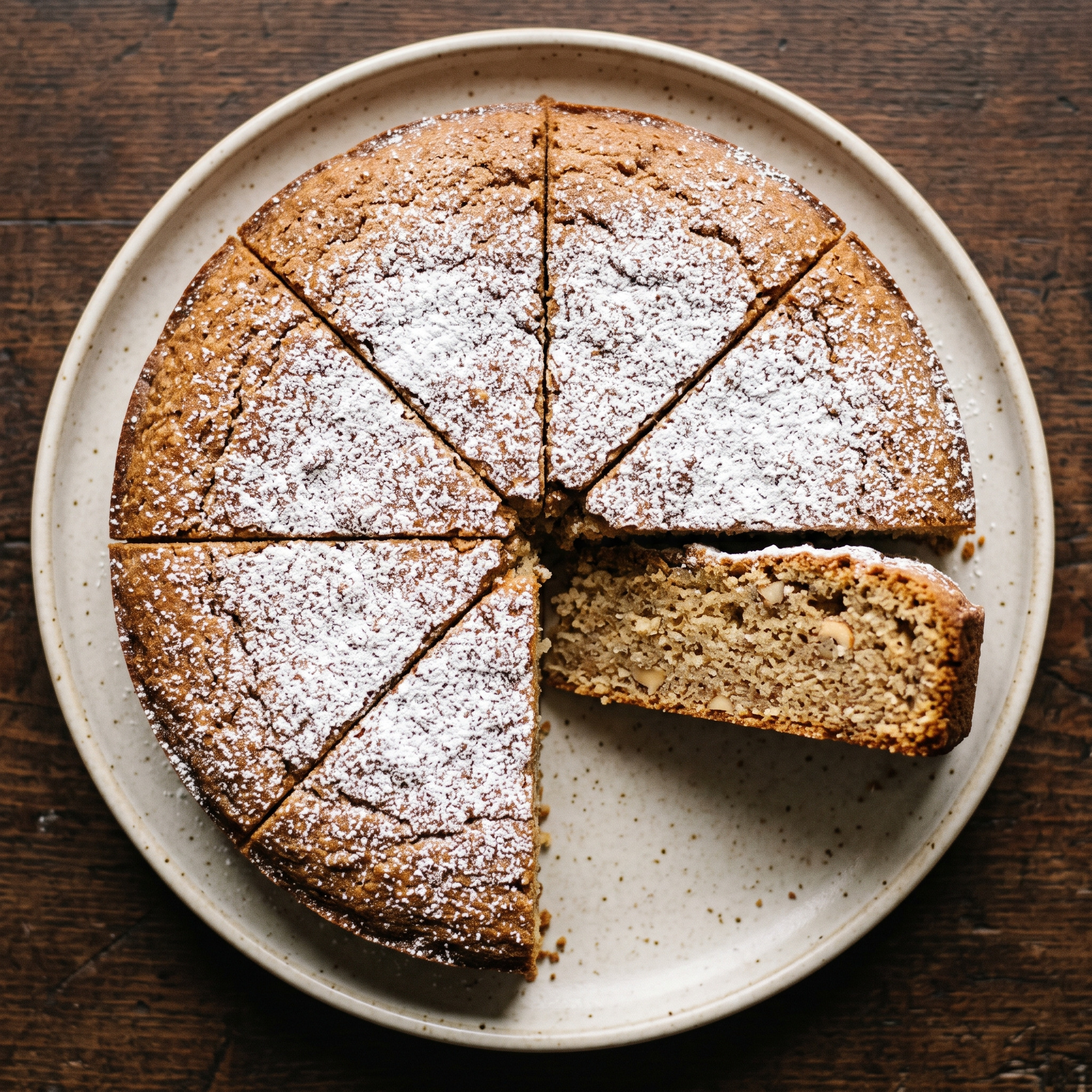 Piemontesischer Haselnusskuchen aus den Langhe