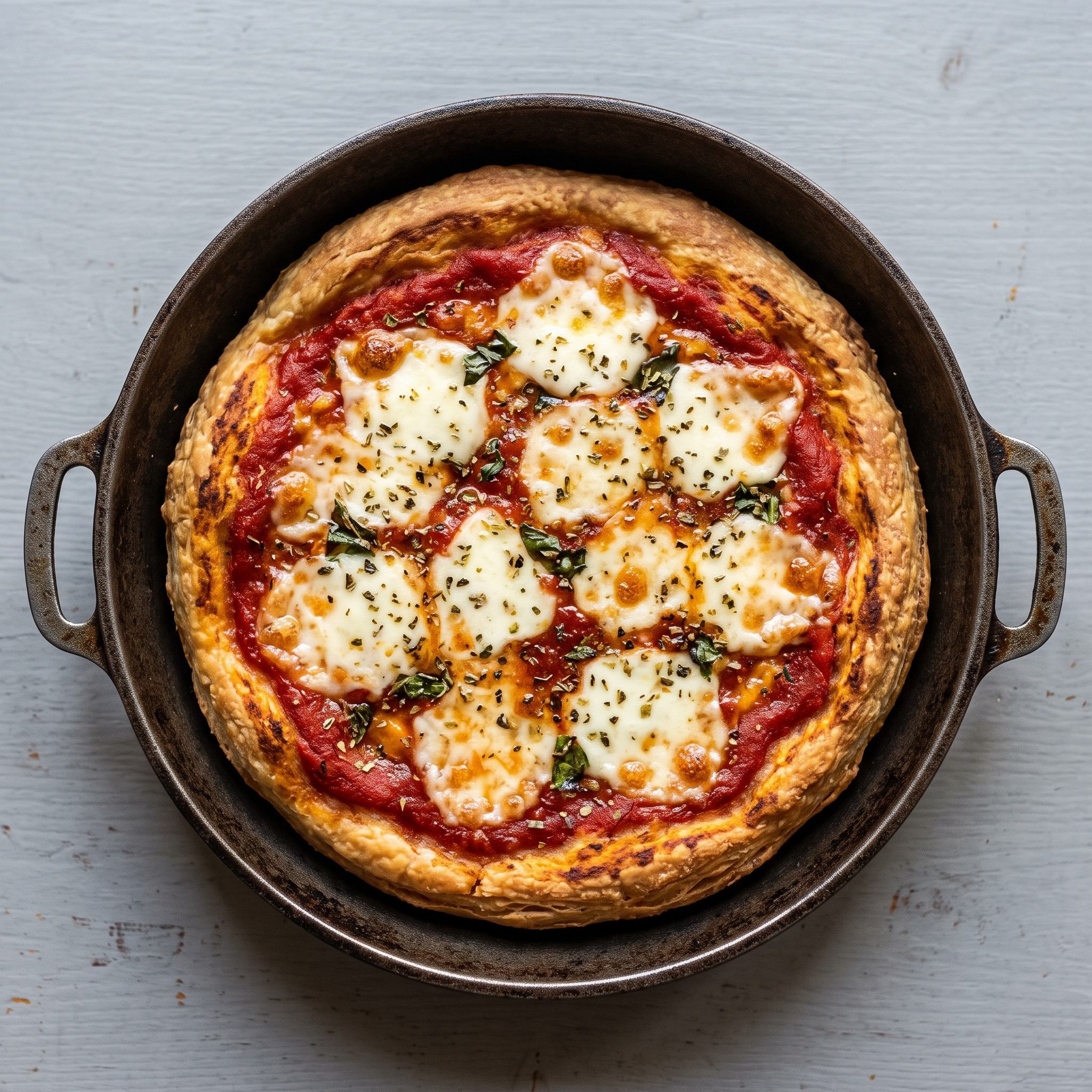 Pizza al padellino aus dem Piemont