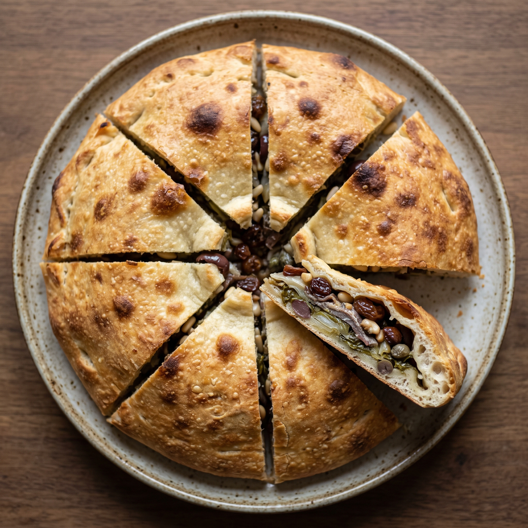 Pizza di scarole: gefüllte Pizza aus Kampanien