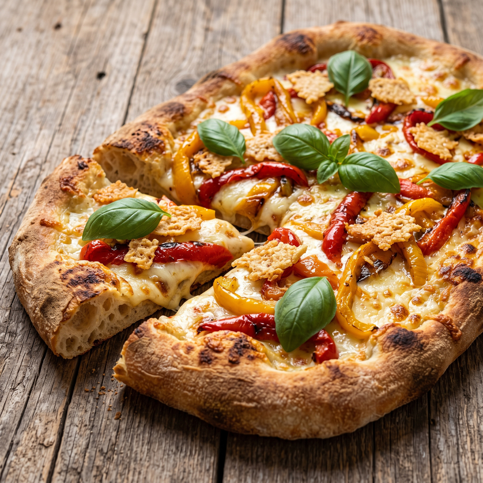 Pizza in pala aus dem Piemont