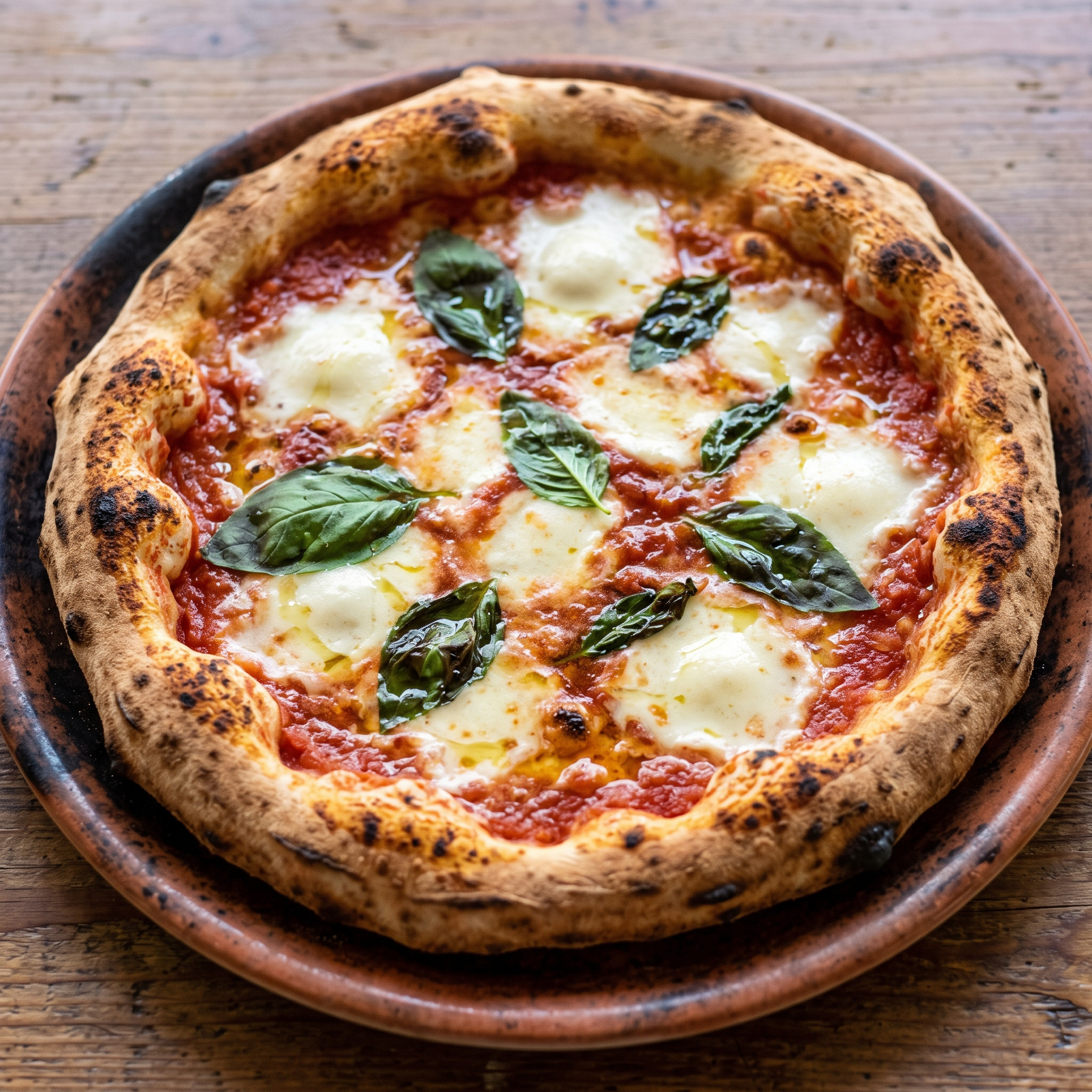 Pizza Margherita aus Kampanien