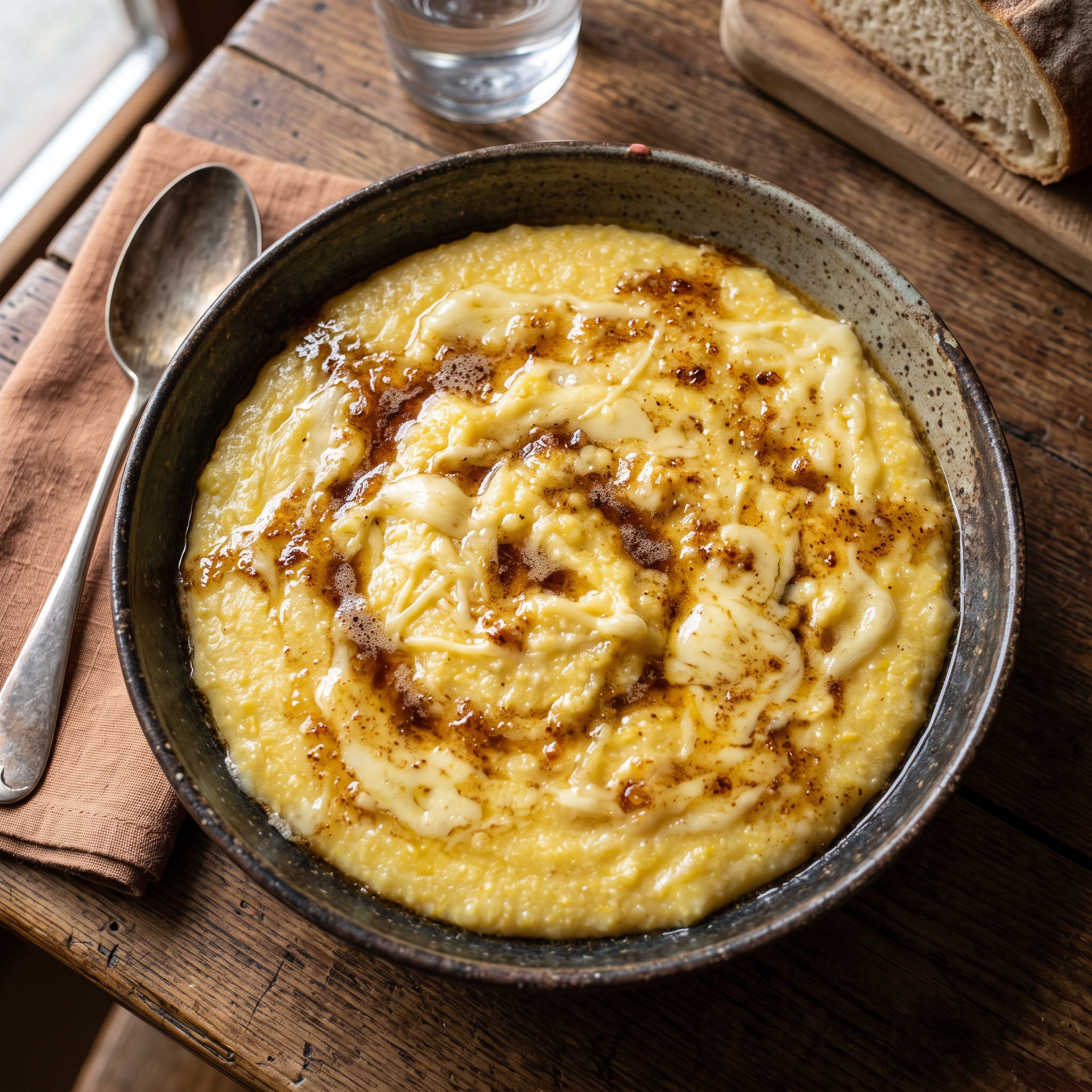 Polenta concia di Oropa: cremige Käsepolenta aus dem Piemont