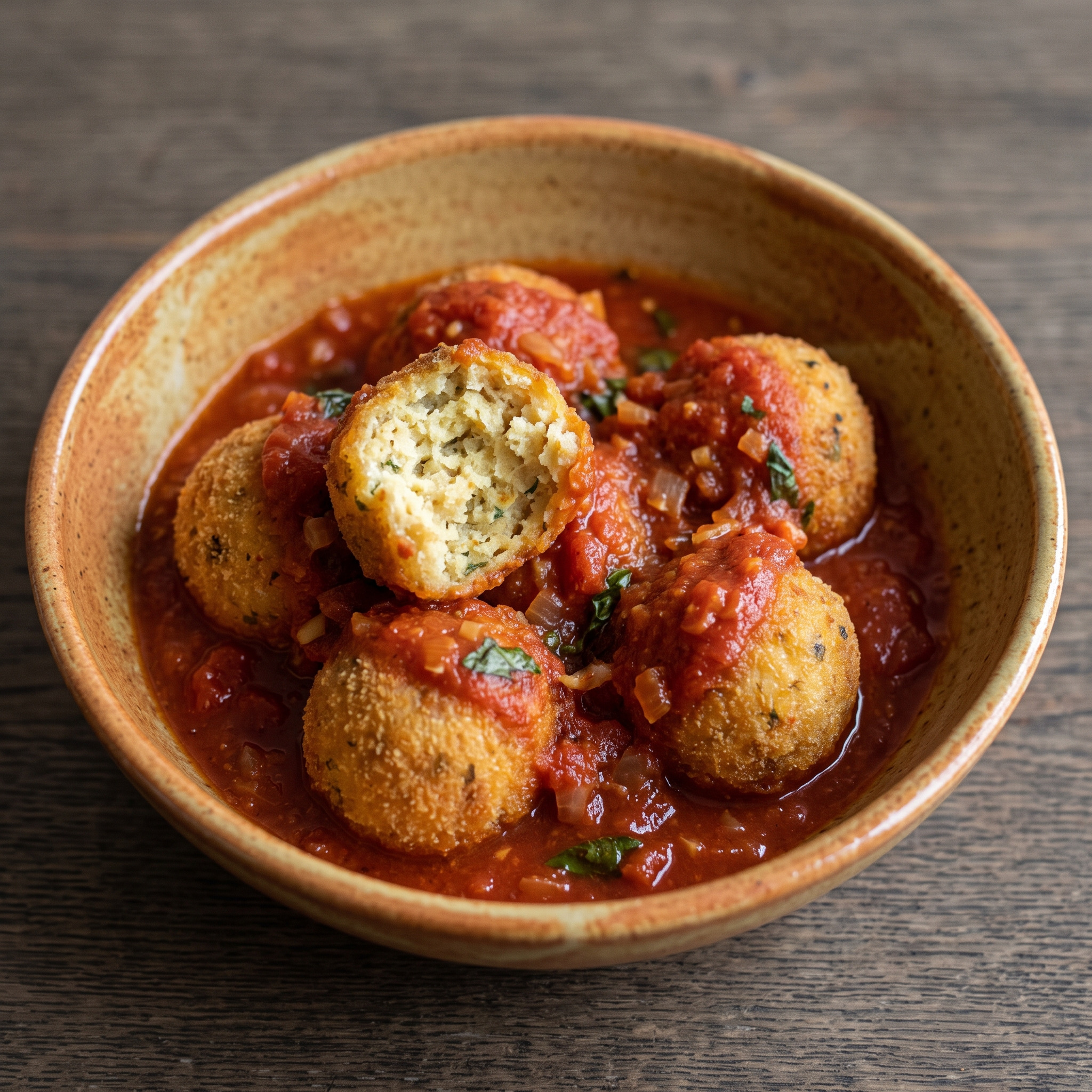 Polpette di pane di Matera al sugo